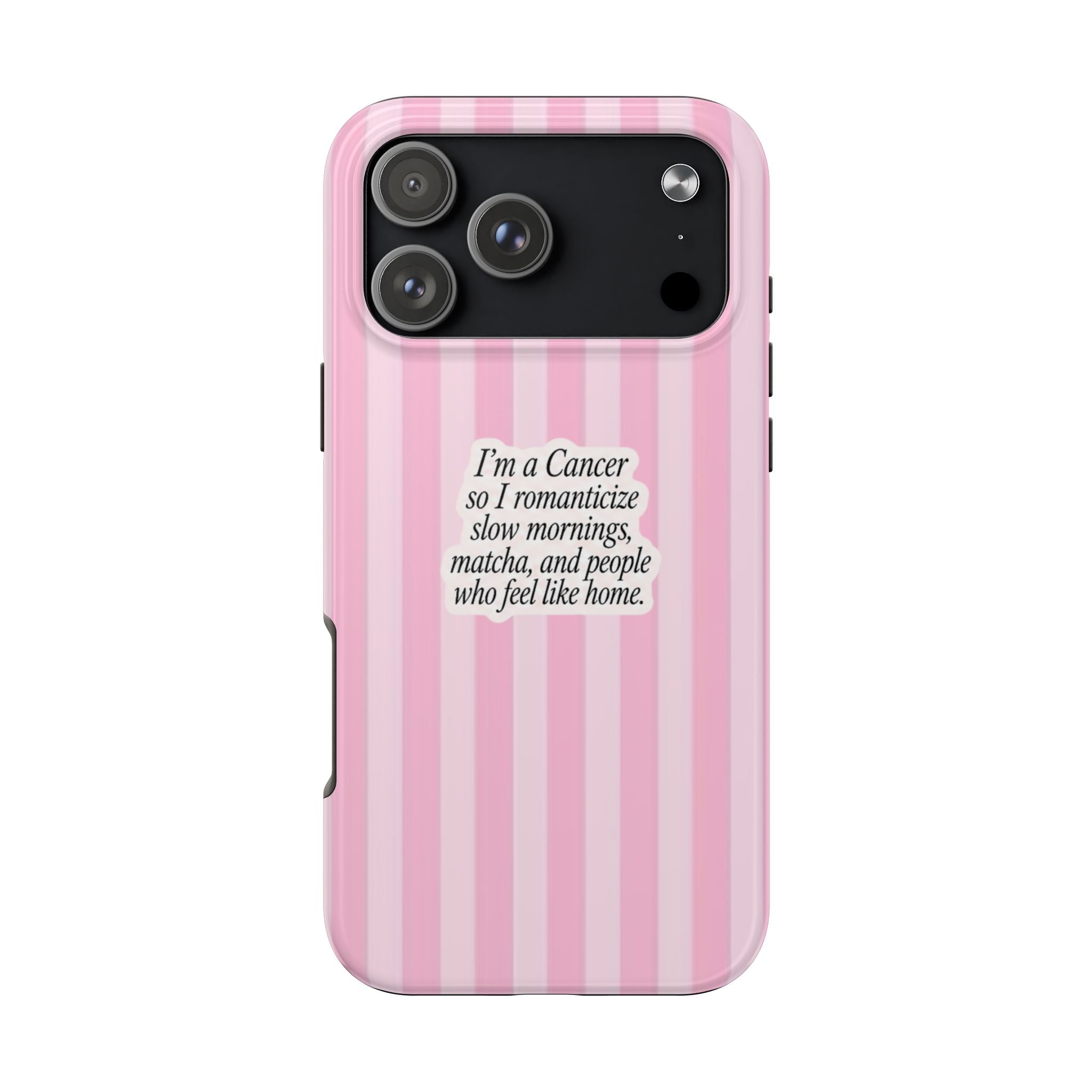 CANCER STRIPES ZODIAC SIGN PHONE CASE
