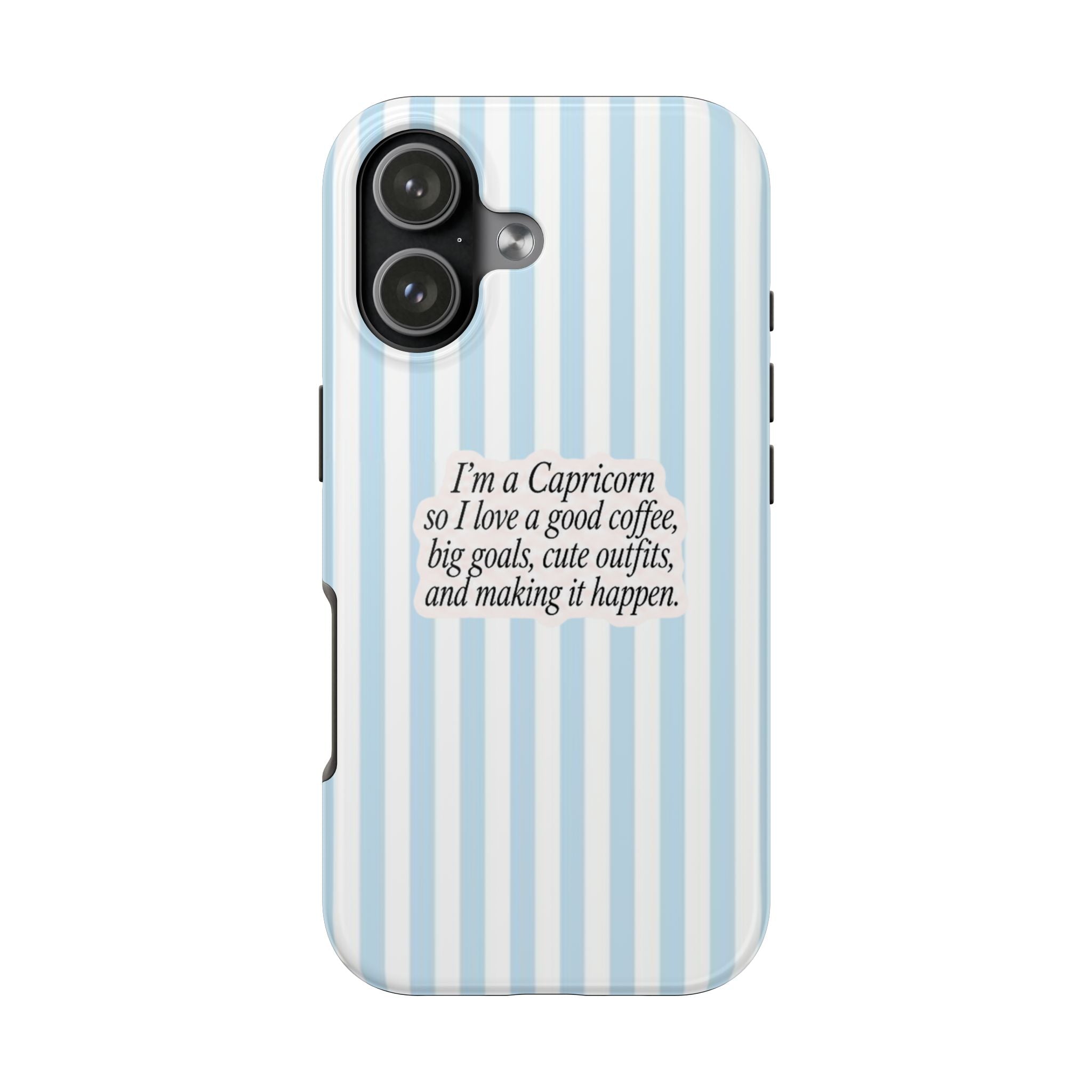 CAPRICORN STRIPES ZODIAC SIGN PHONE CASE
