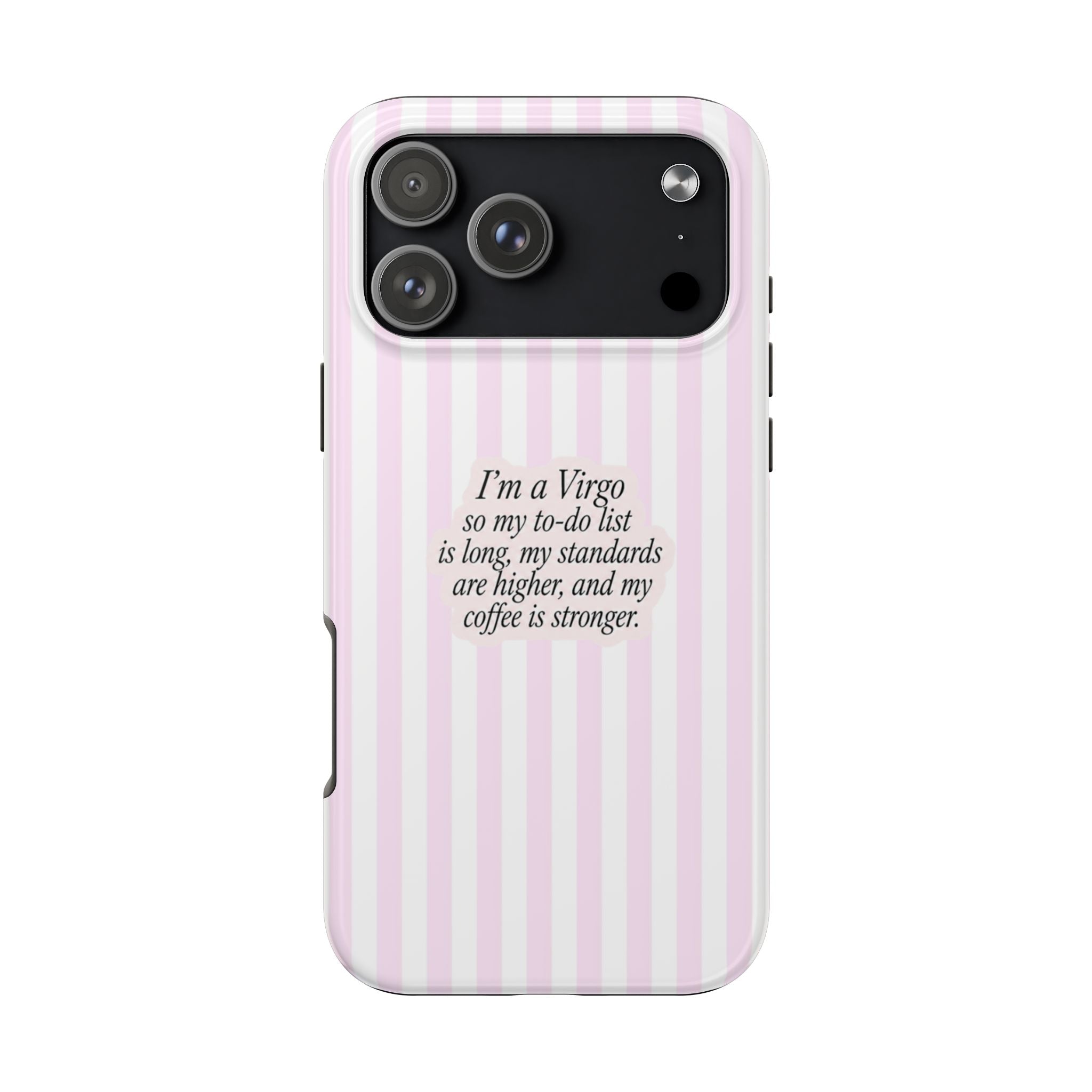VIRGO STRIPES ZODIAC SIGN PHONE CASE