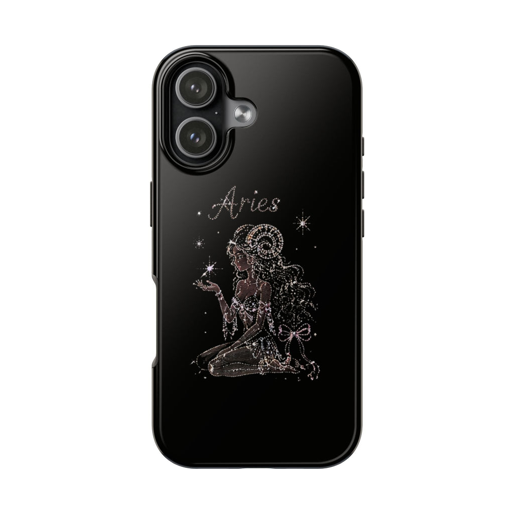 BLACK ARIES PHONE CASE