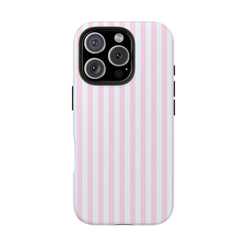PINK CANDY SHOP STRIPED PHONE CASE