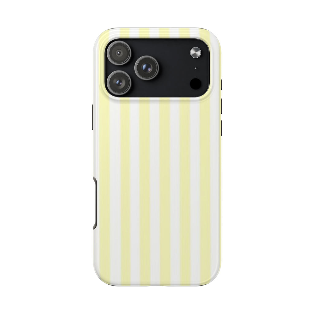 YELLOW SUNDAE STRIPED PHONE CASE