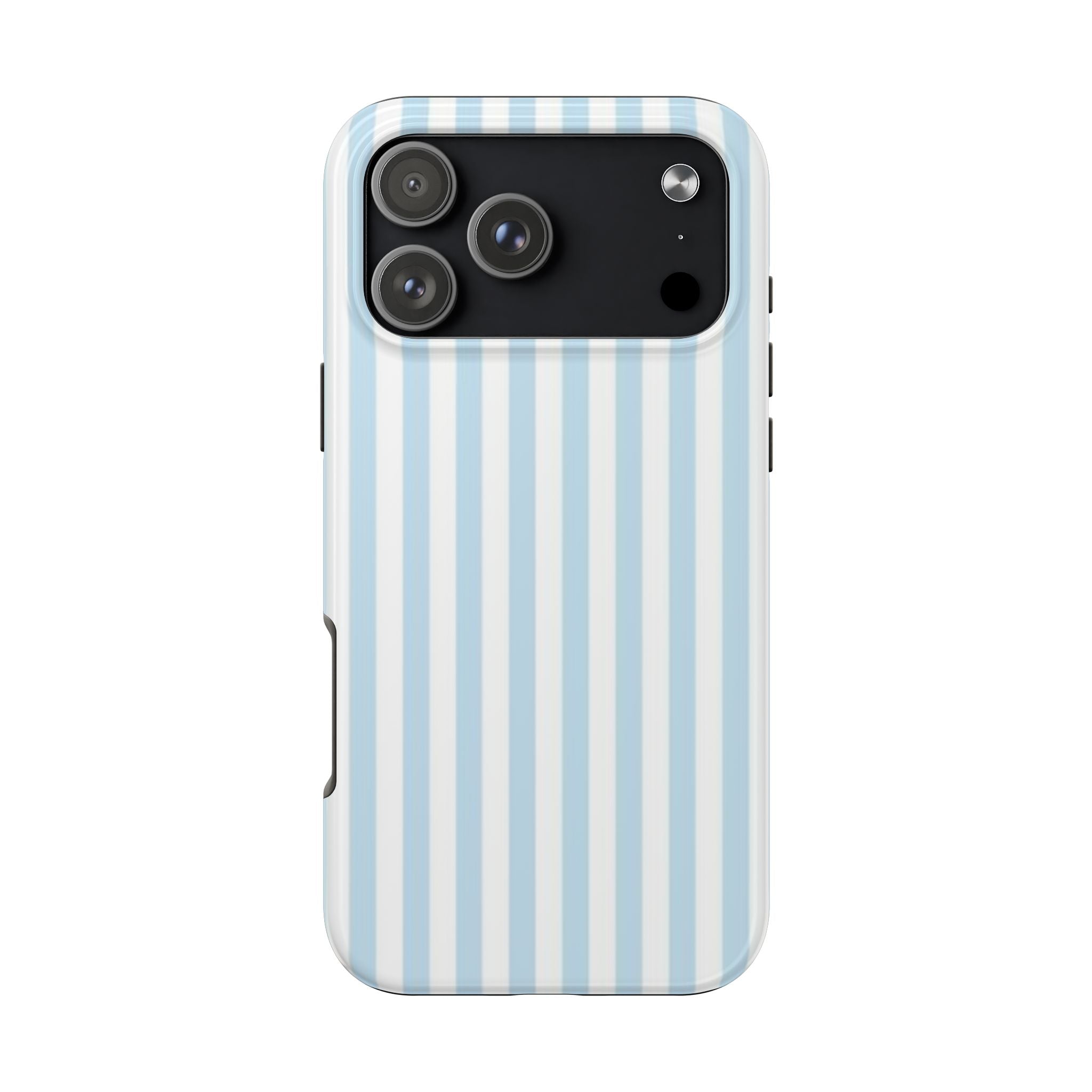BLUE POOLSIDE STRIPED PHONE CASE
