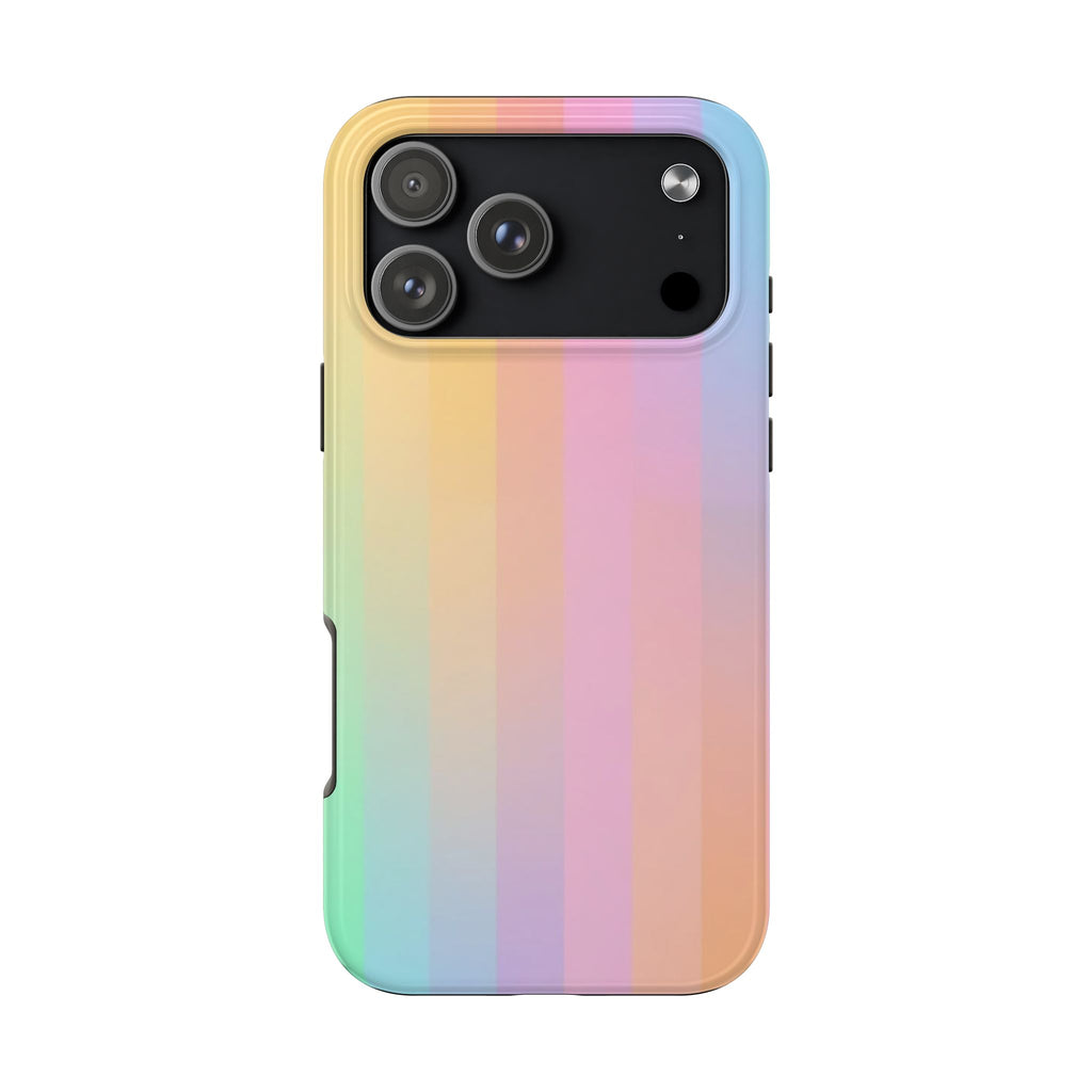 RAINBOW DREAM STRIPED PHONE CASE