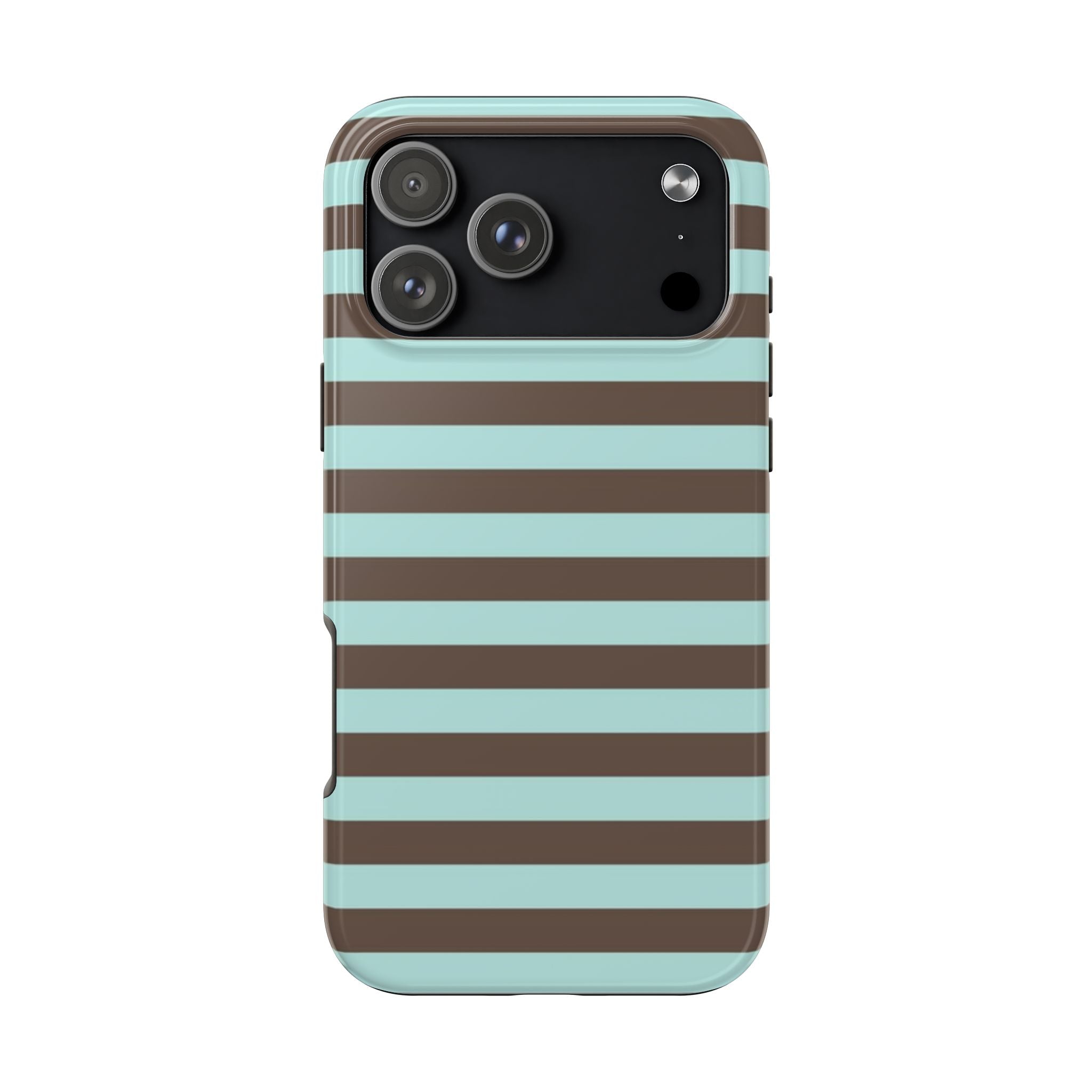BLUE TAFFY STRIPED PHONE CASE
