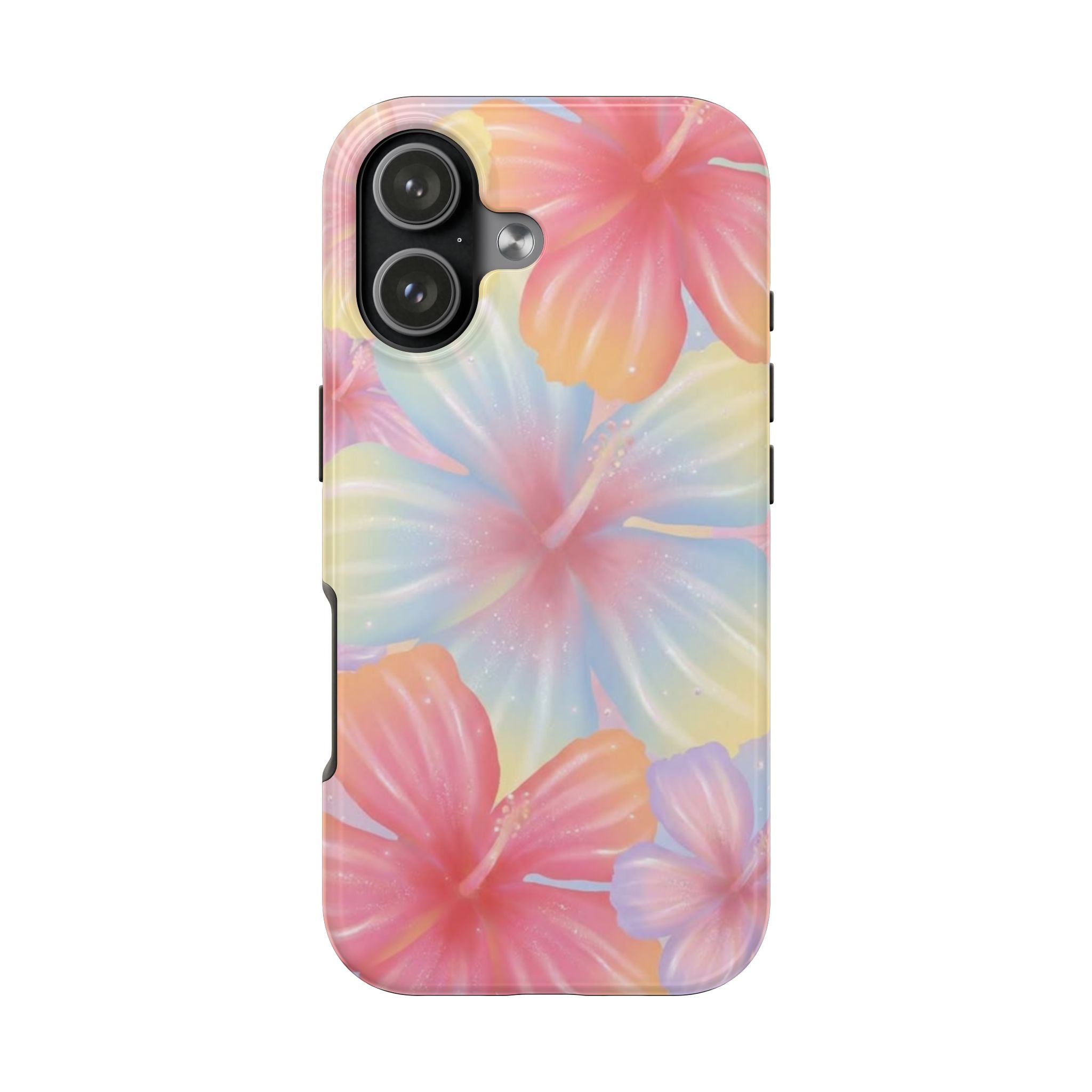 RAINBOW HIBISCUS PHONE CASE