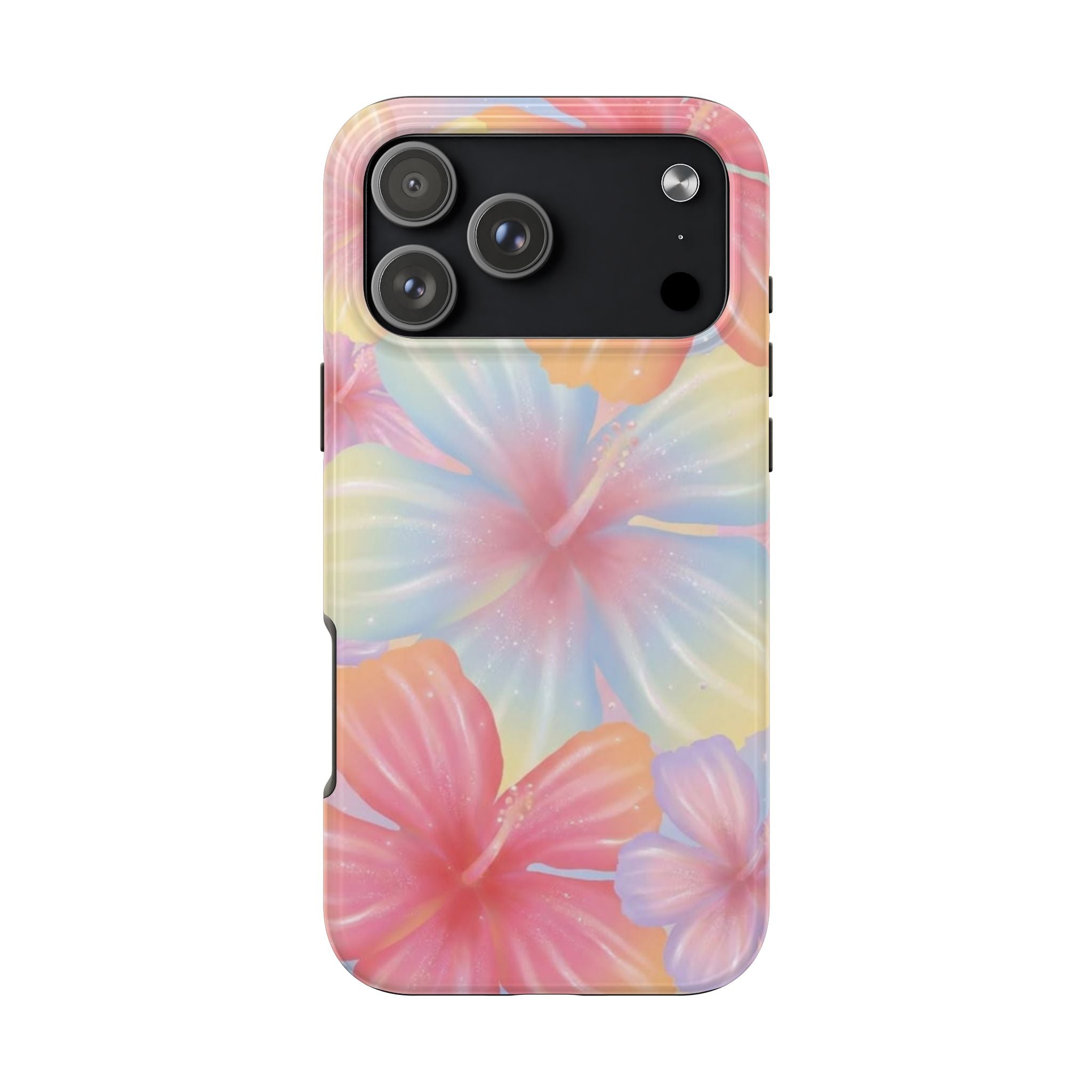 RAINBOW HIBISCUS PHONE CASE