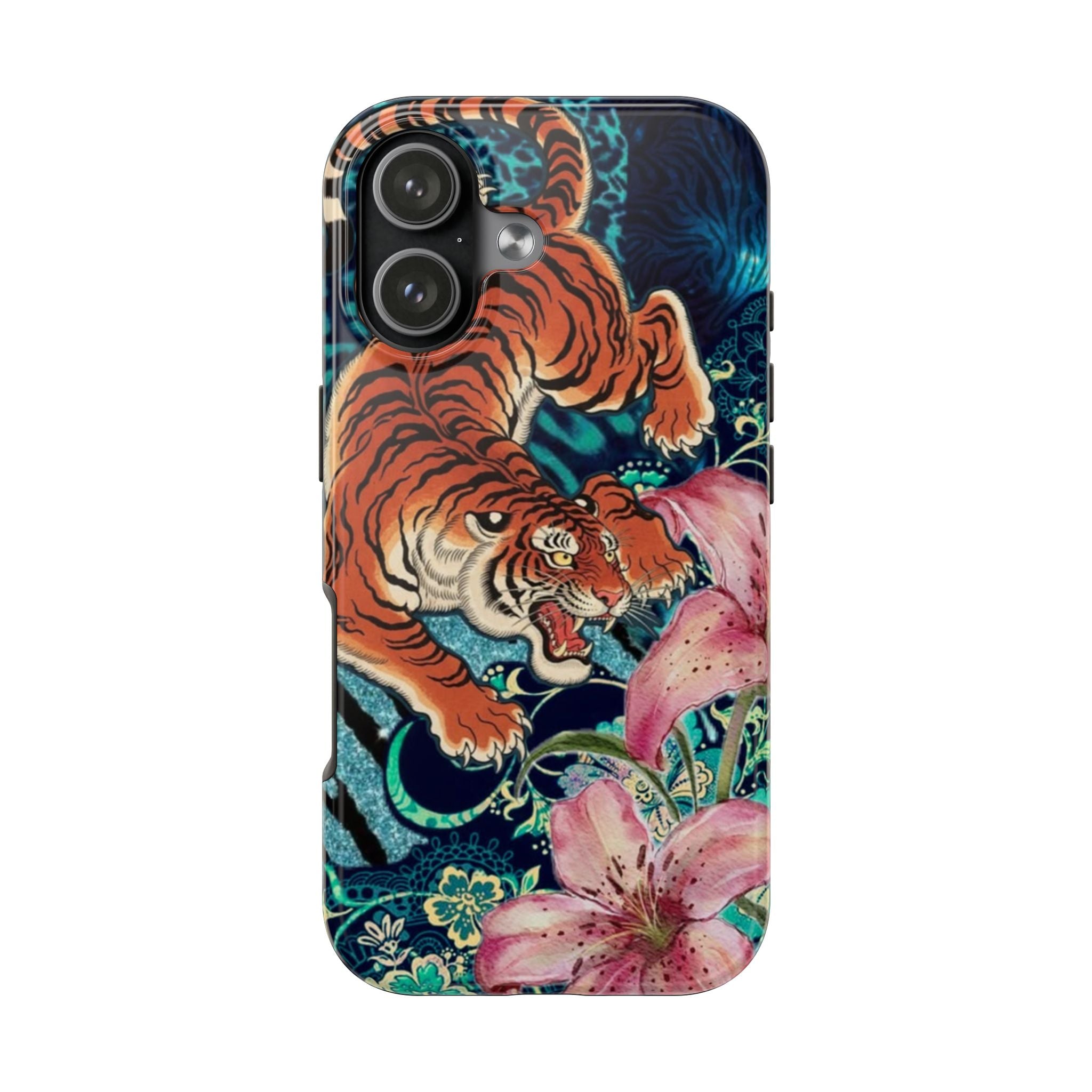 NAVY REVERIE TIGER PHONE CASE
