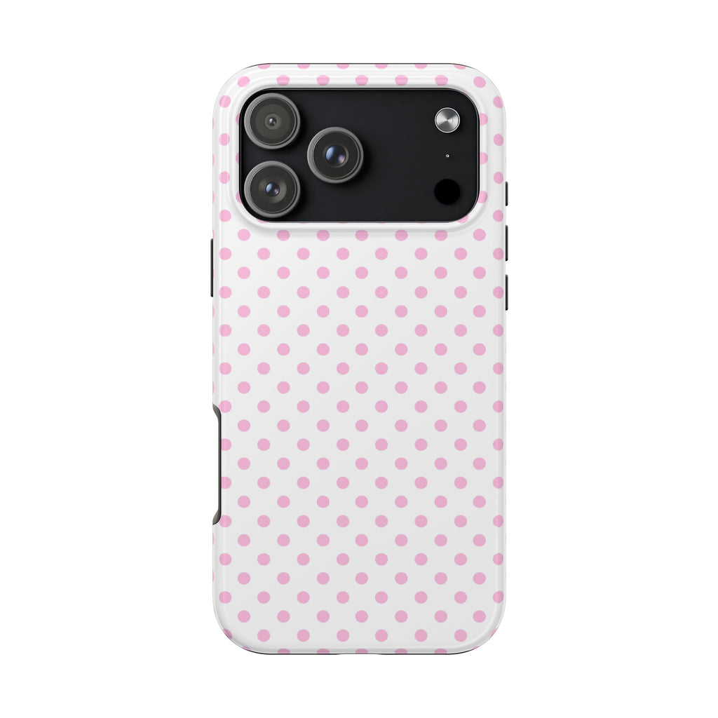 DOLLY PINK POLKA DOTS PHONE CASE
