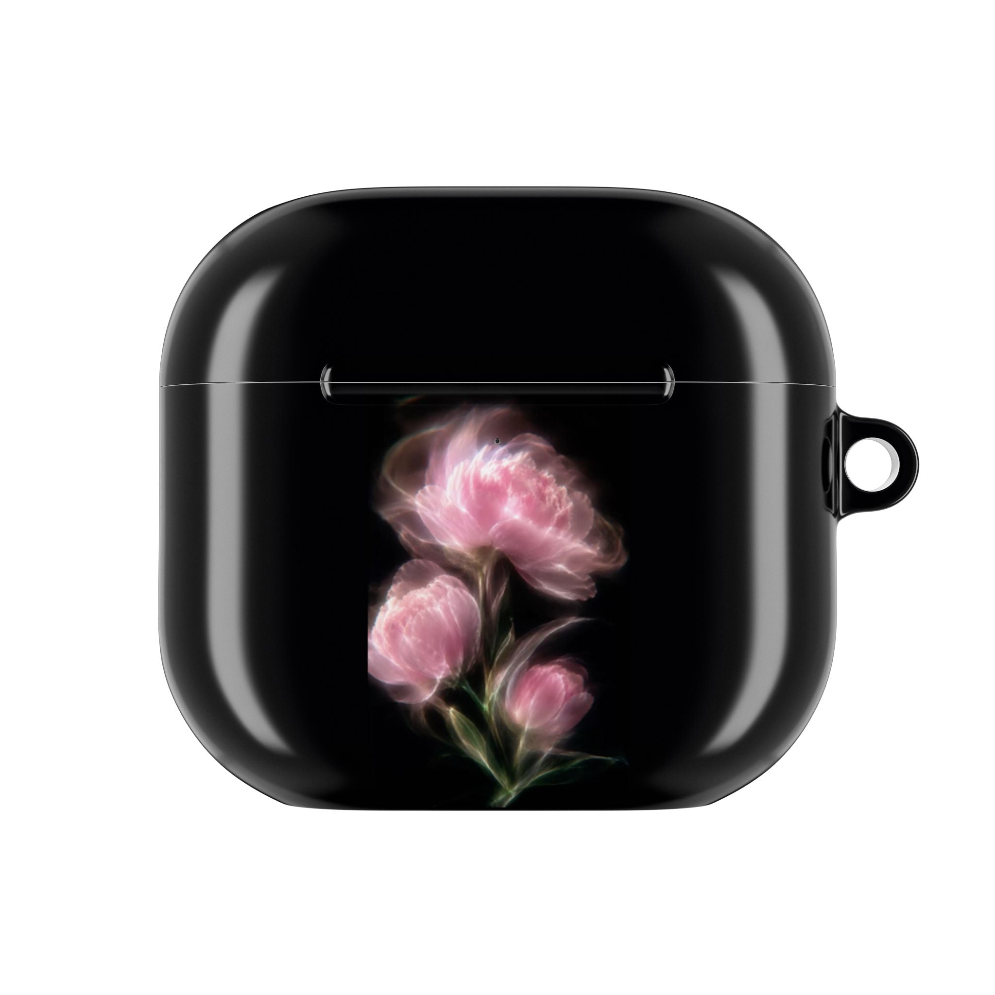GLOWING PINK ORCHIDS AIRPOD CASE
