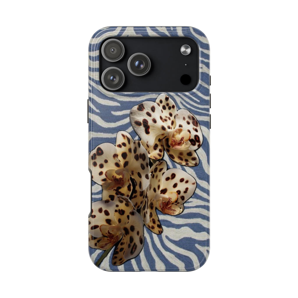 ZEBRA WILDFLOWERS PHONE CASE