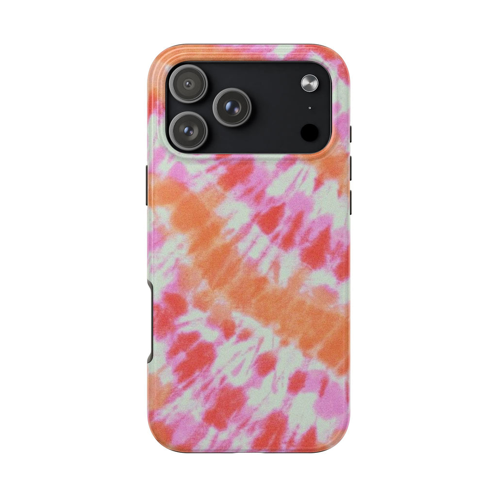 ORANGE TIE-DYE PHONE CASE