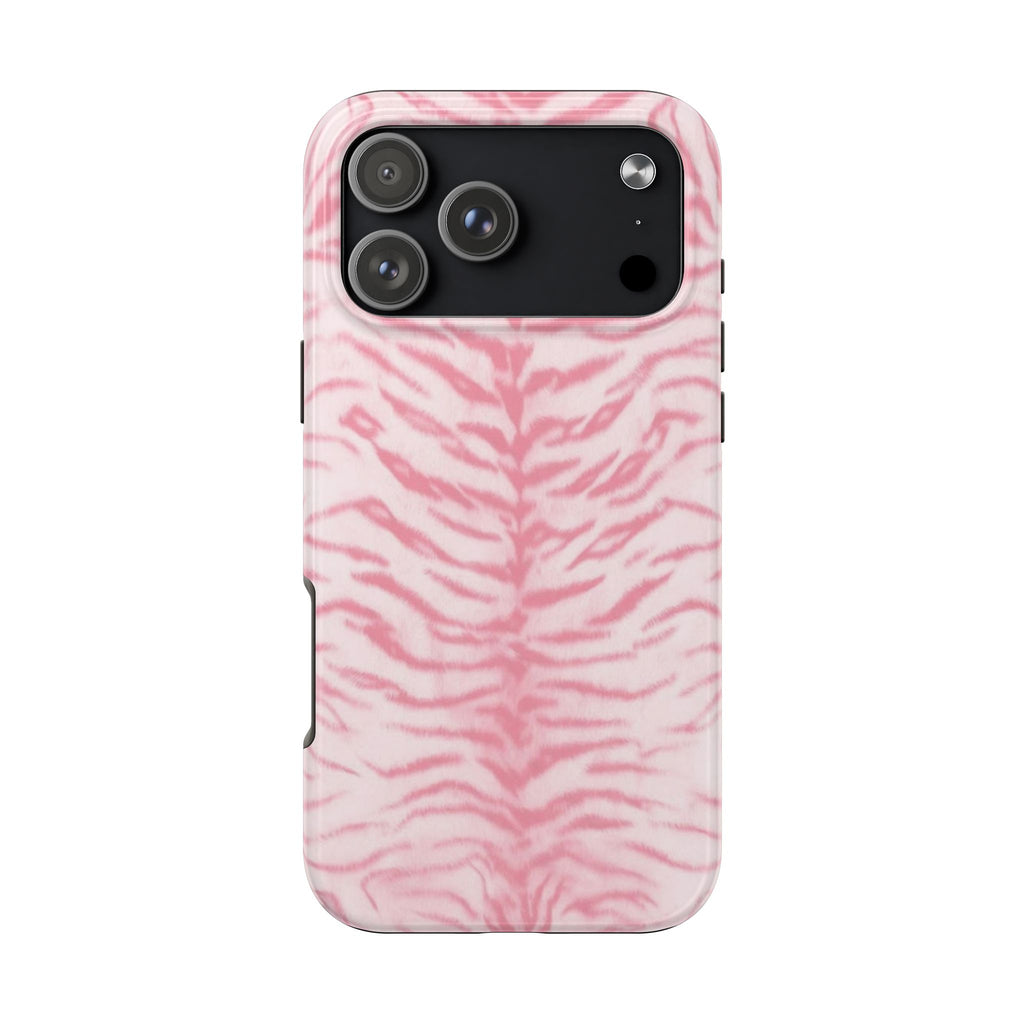 BABY PINK ZEBRA PHONE CASE