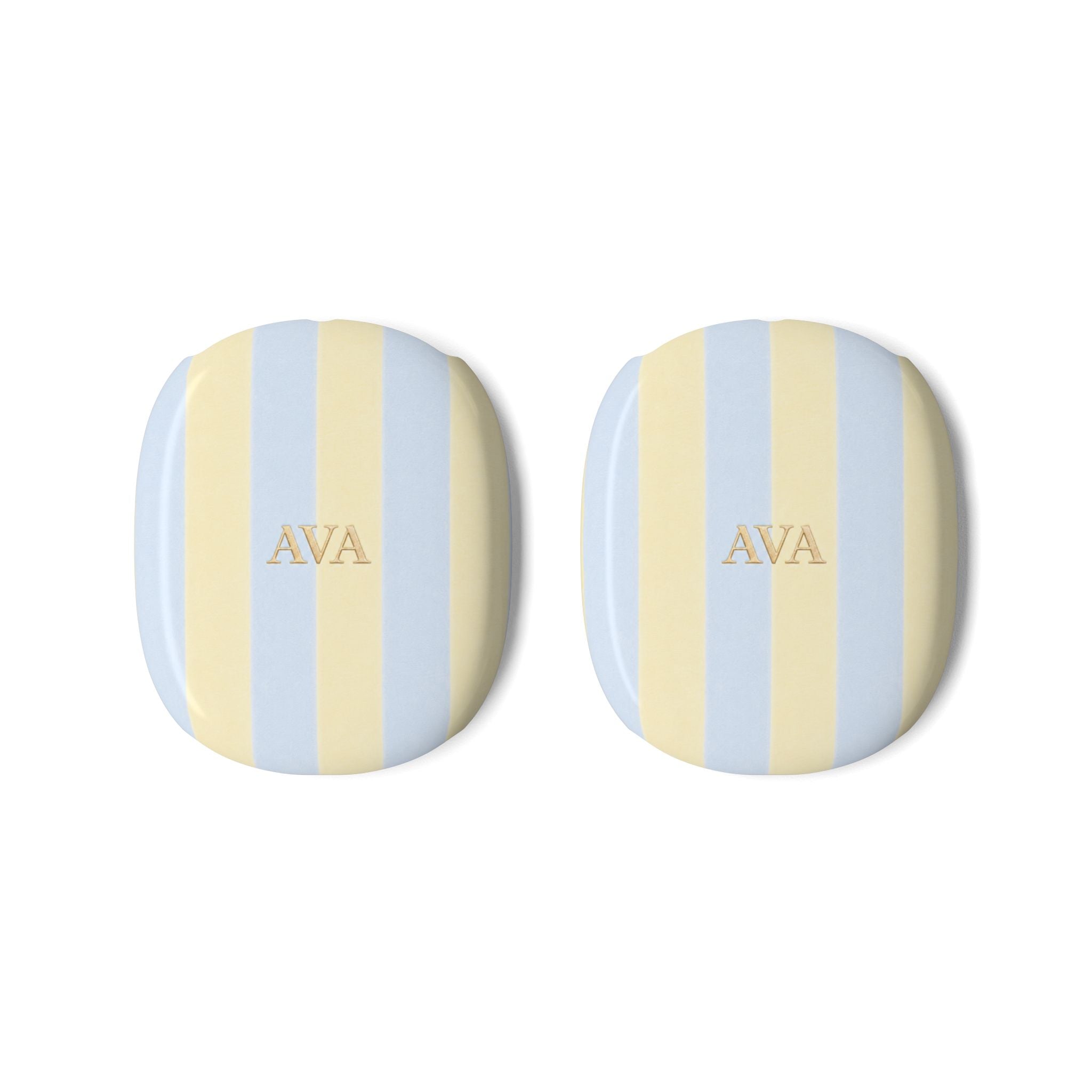 PERSONALIZED NAME CUSTOM SUMMER STRIPES AIRPODS MAX CASE COVERS