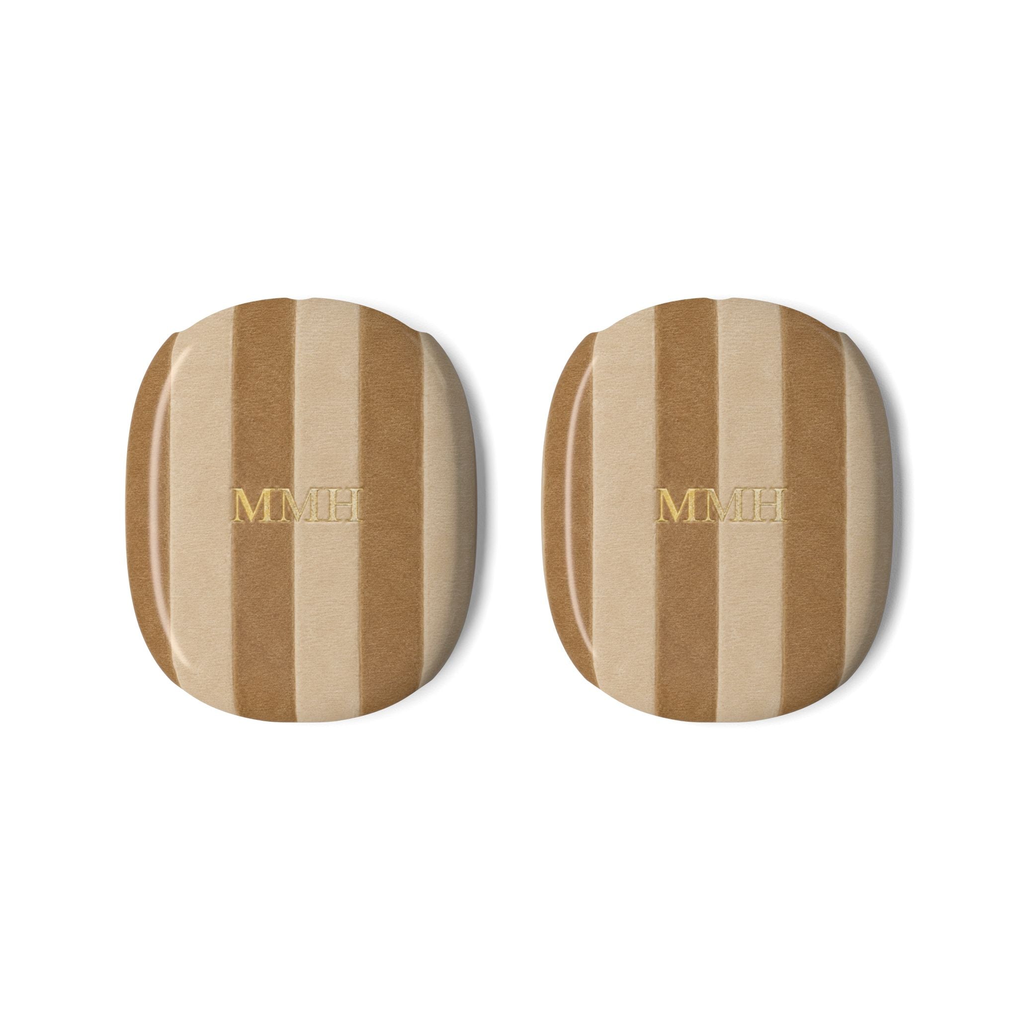 PERSONALIZED NAME CUSTOM CAMEL STRIPES AIRPODS MAX CASE COVERS