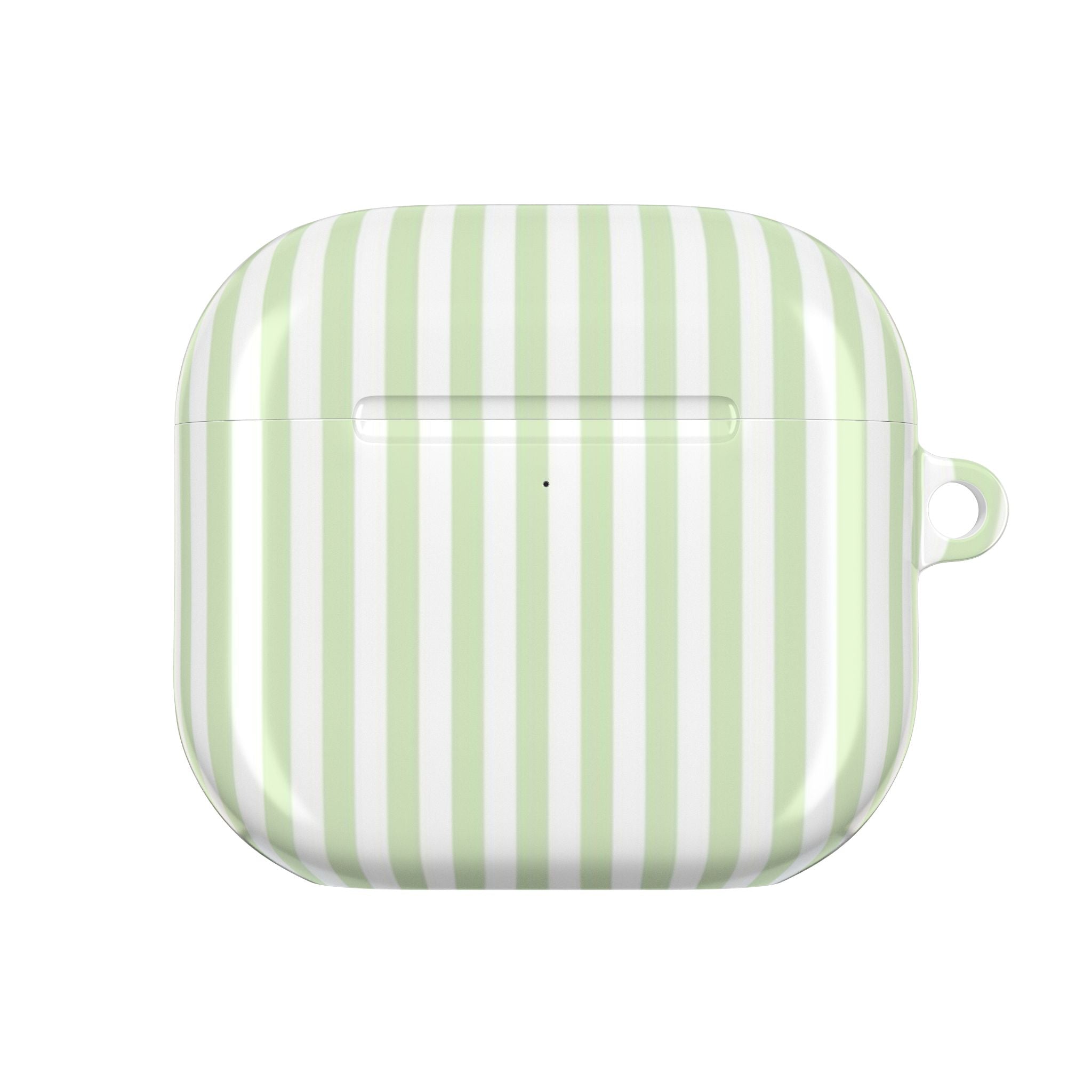 GREEN SOFT SERVE STRIPED AIRPOD CASE
