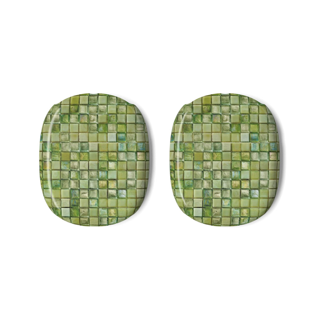 LIME GREEN MOSAIC AIRPODS MAX CASE COVERS