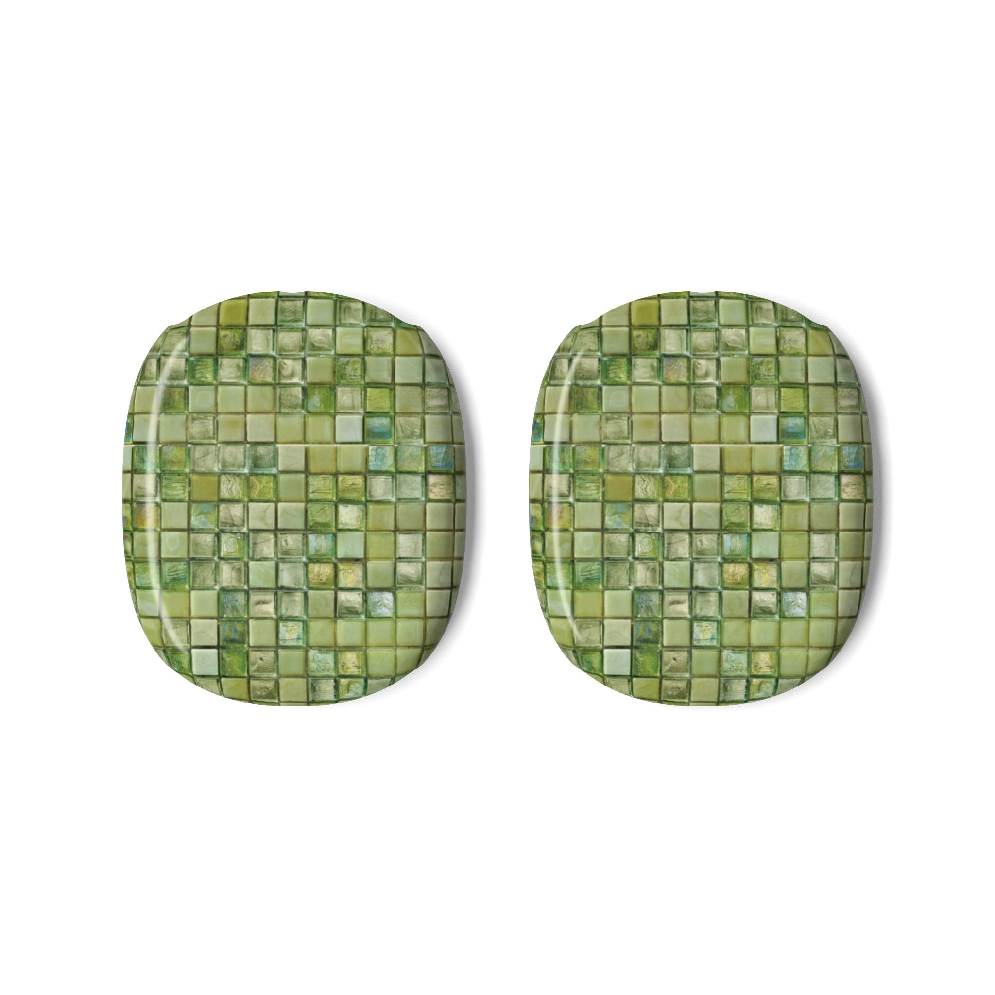 LIME GREEN MOSAIC AIRPODS MAX CASE COVERS