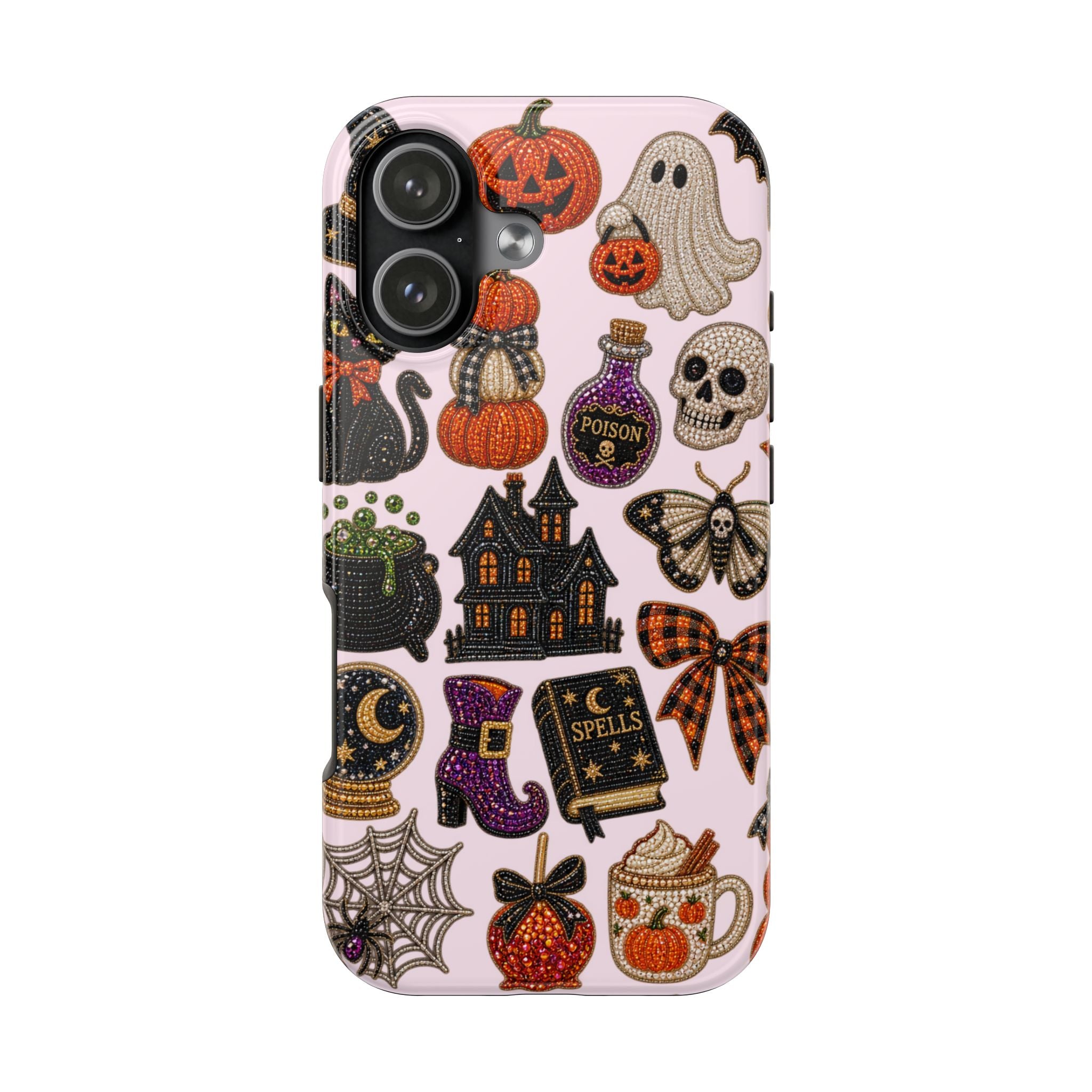BOO EMBELLISHED PHONE CASE
