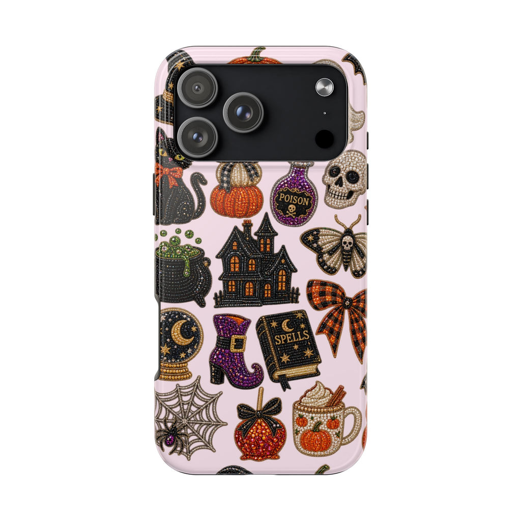 BOO EMBELLISHED PHONE CASE
