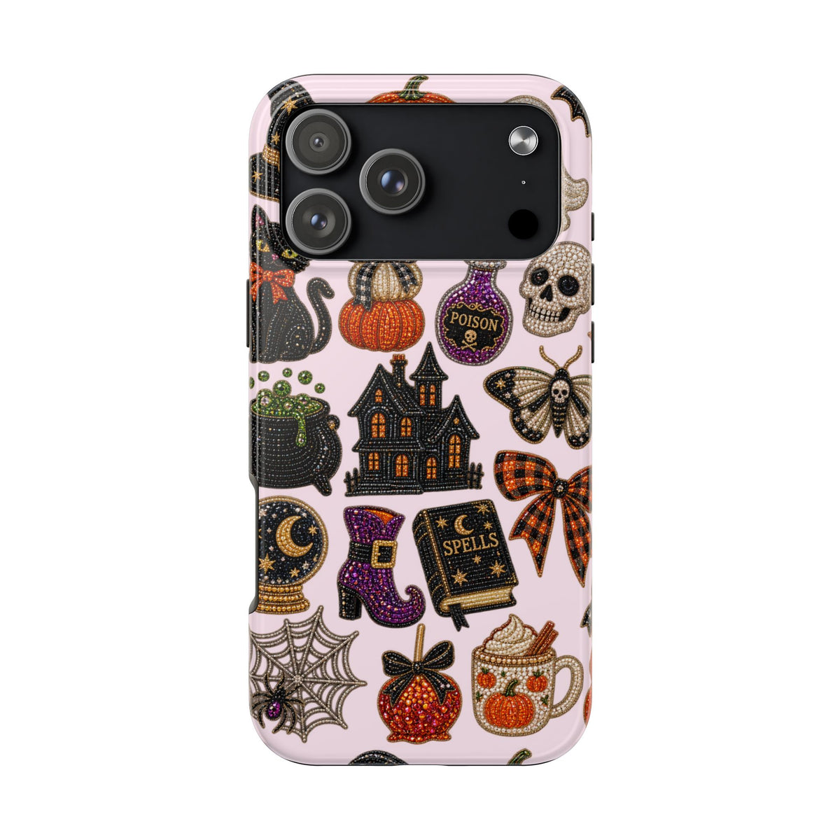 BOO EMBELLISHED PHONE CASE
