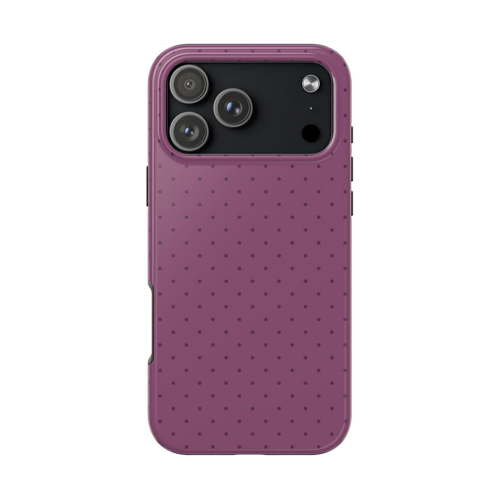 MAUVETTE POLKA DOTS PHONE CASE