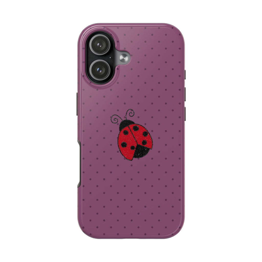 MAUVETTE LADYBUG POLKA DOTS PHONE CASE