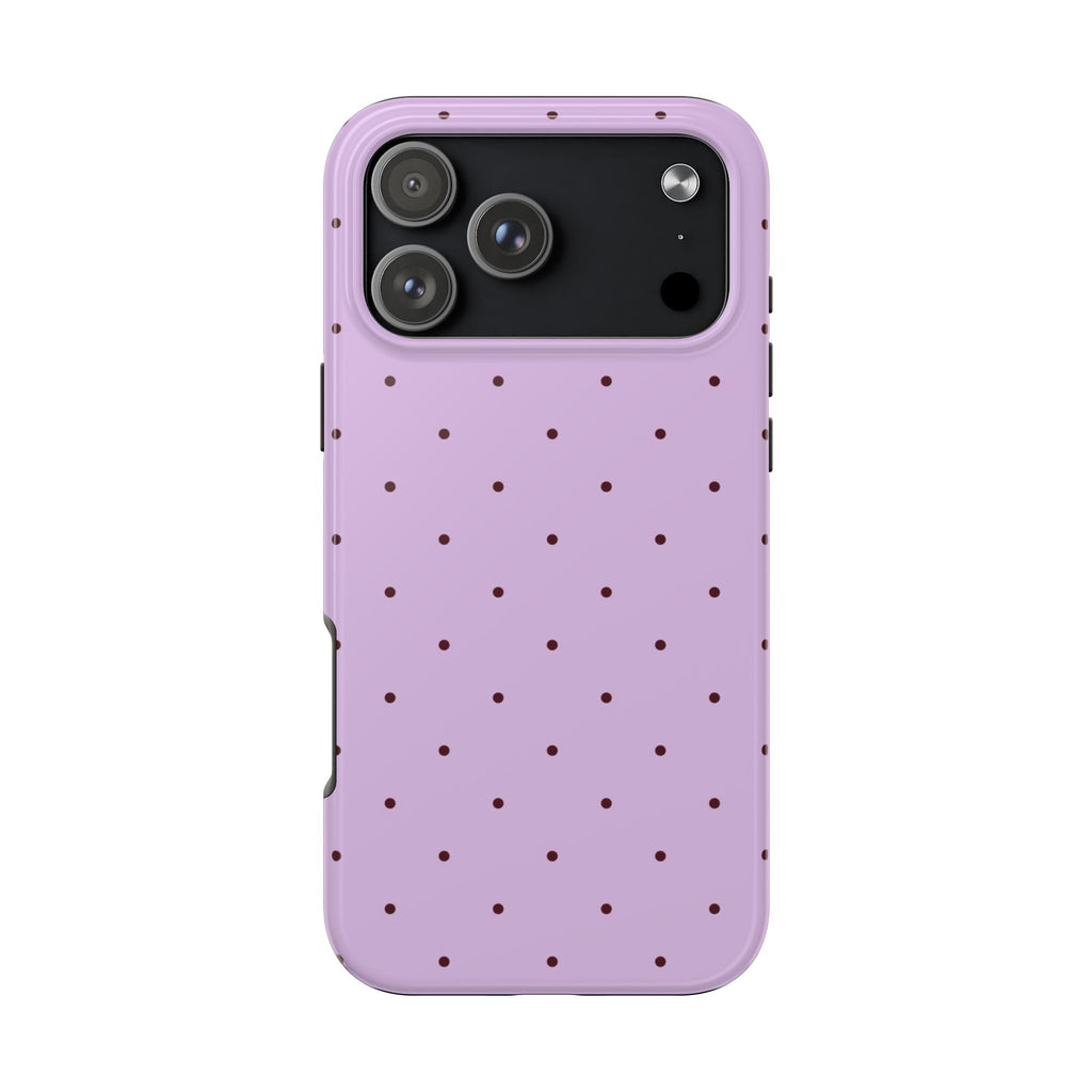 VIOLETTE POLKA DOTS PHONE CASE