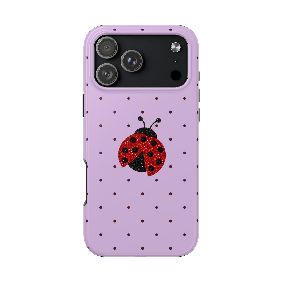 VIOLETTE LADYBUG POLKA DOTS PHONE CASE