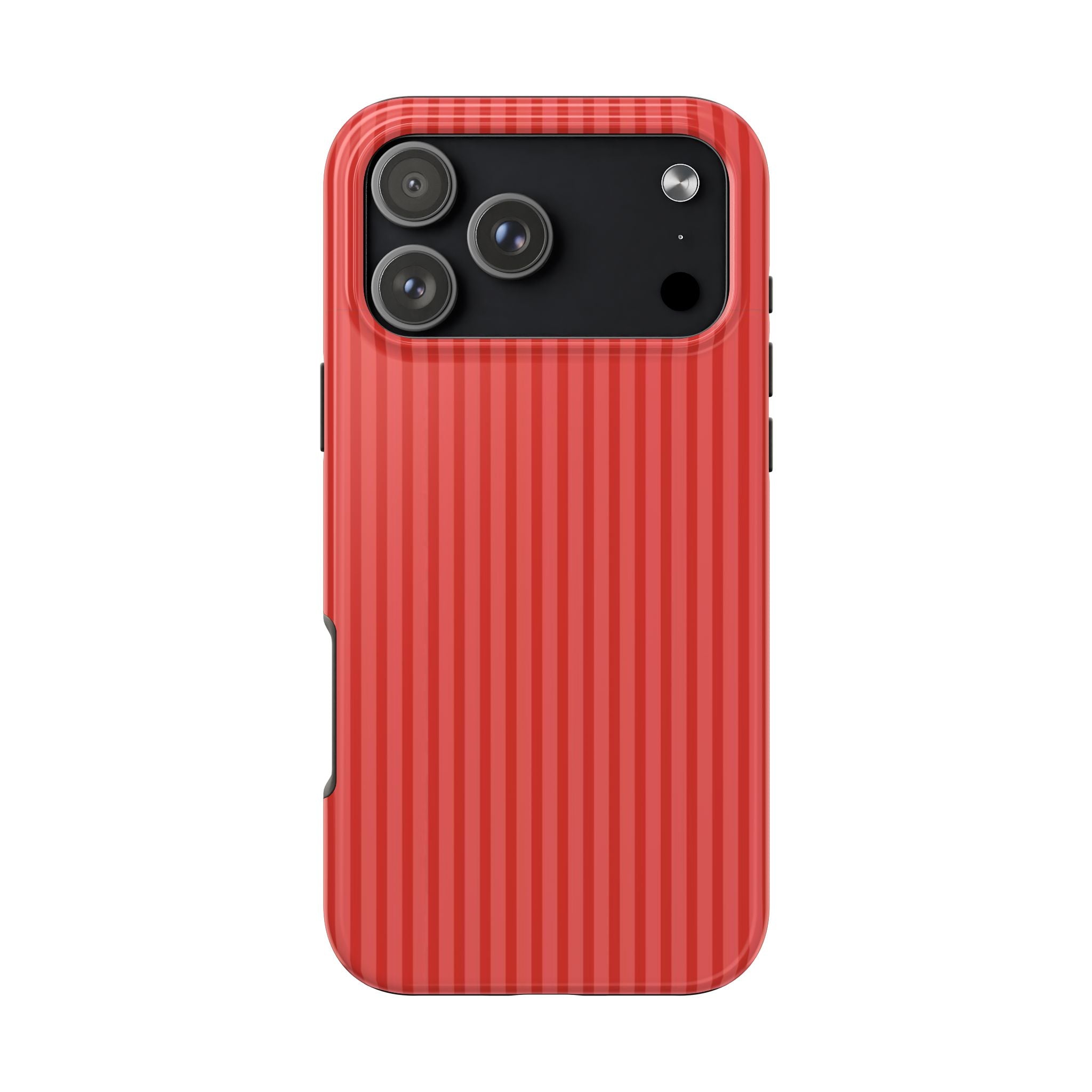 RUBY RED STRIPES PHONE CASE