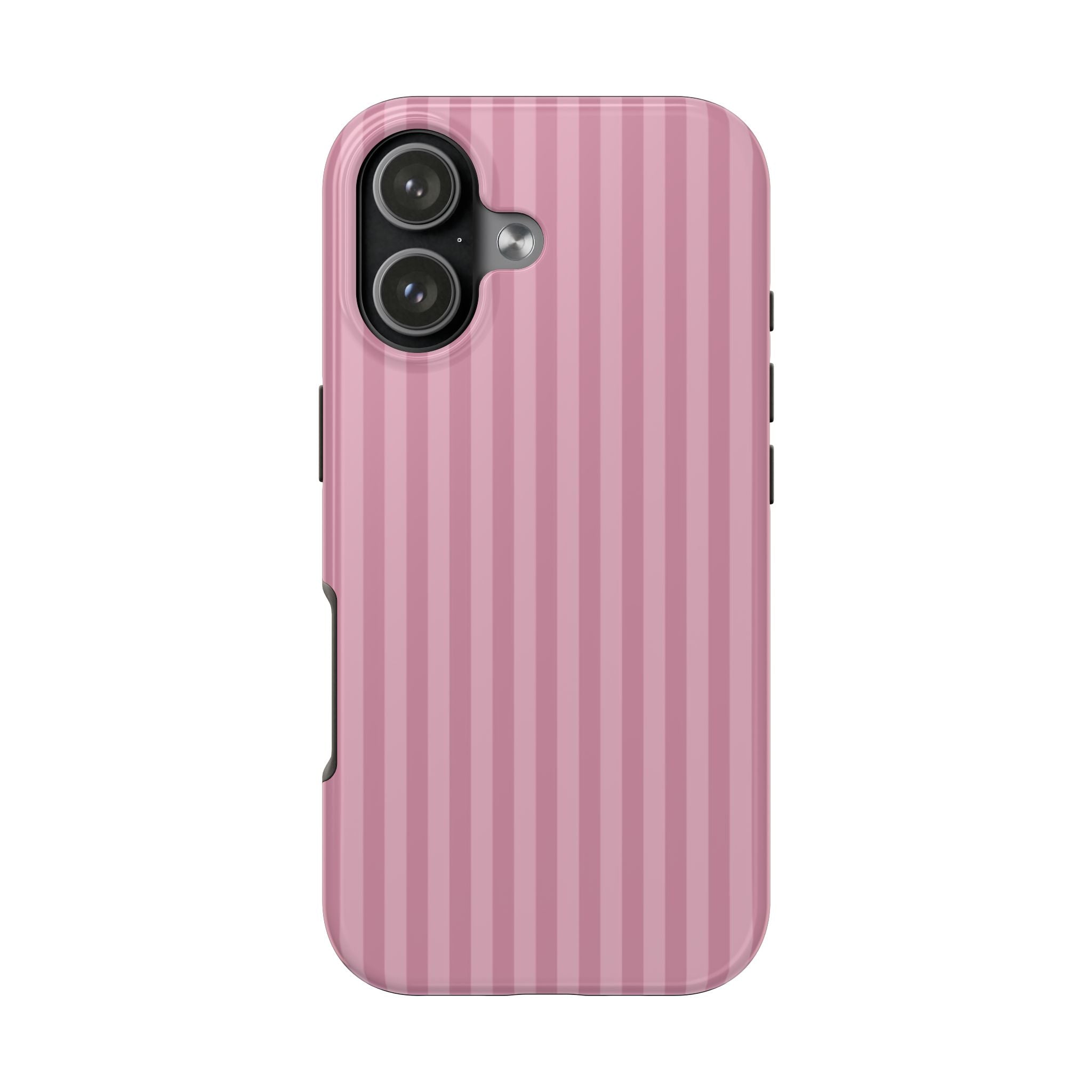 DUSTY ROSE STRIPES PHONE CASE