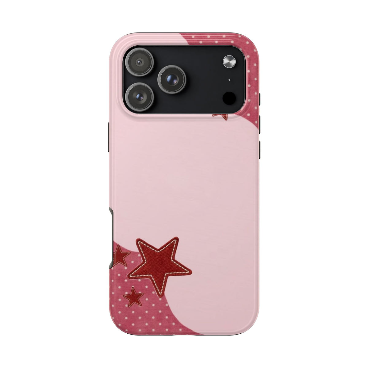 PINK STARS POLKA DOTS PHONE CASE