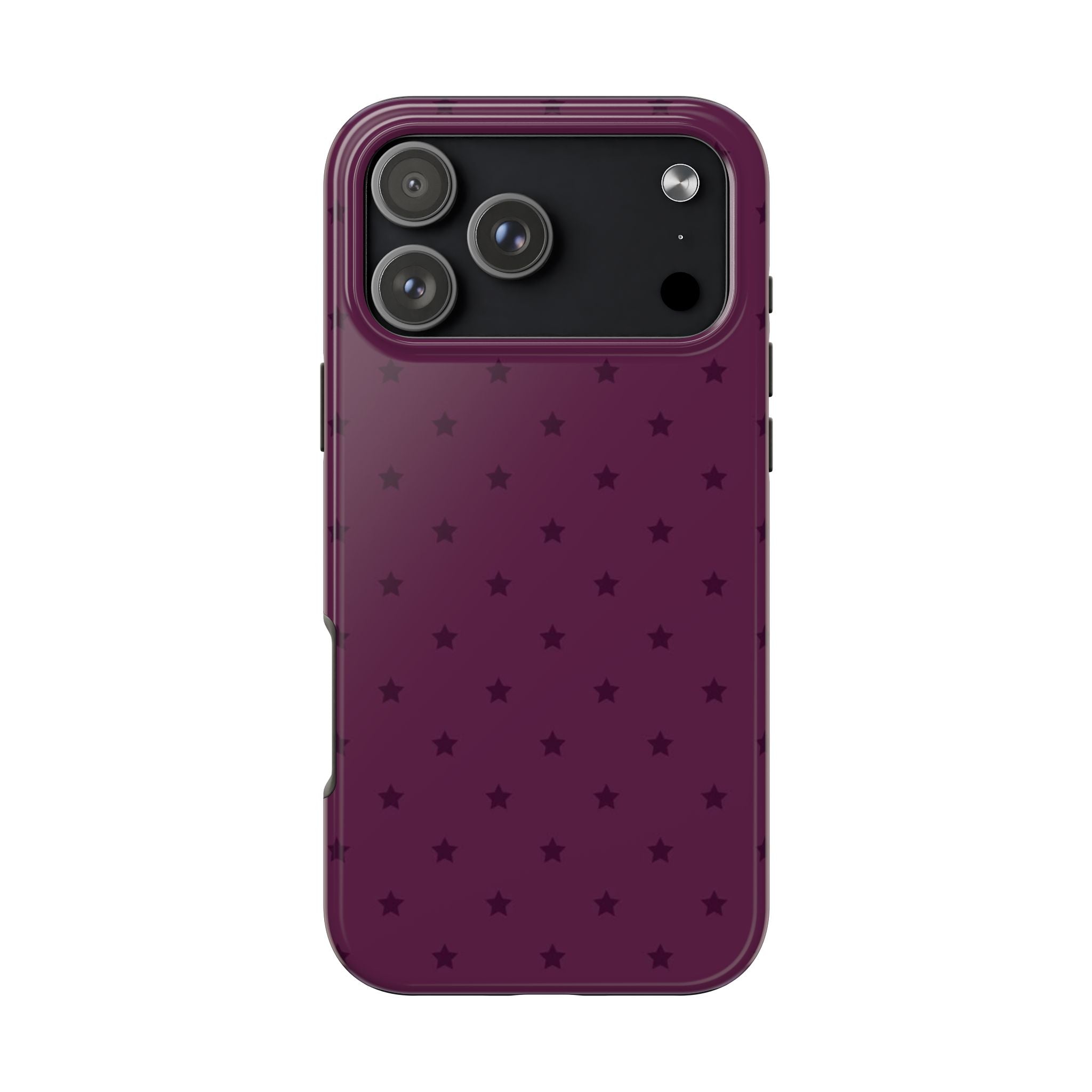 EGGPLANT STRIPES POLKA DOTS PHONE CASE
