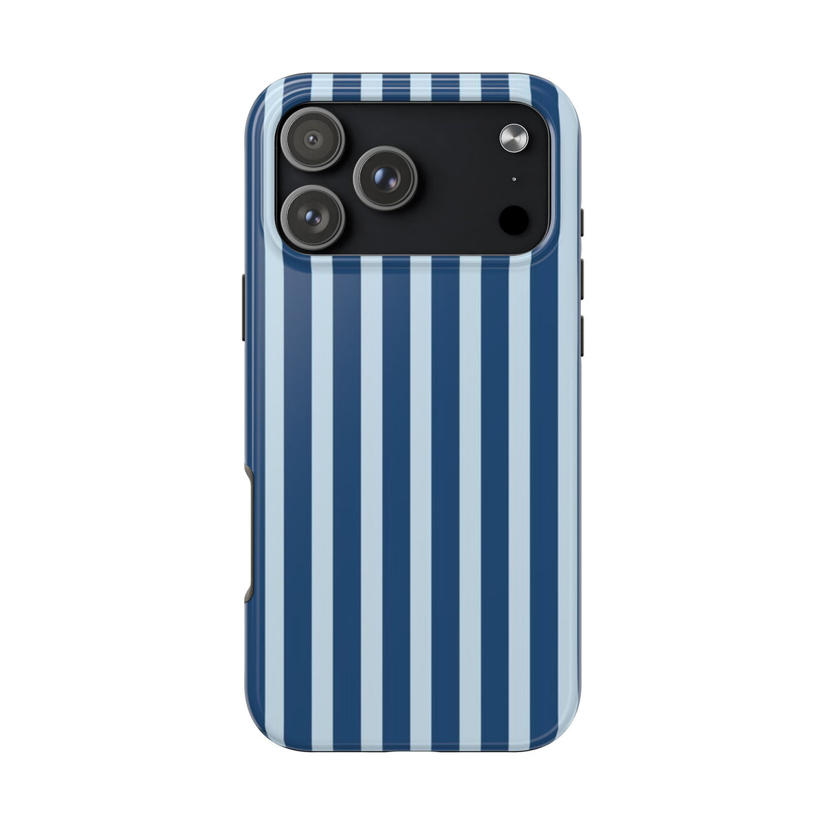 MARINE BLUE STRIPES PHONE CASE
