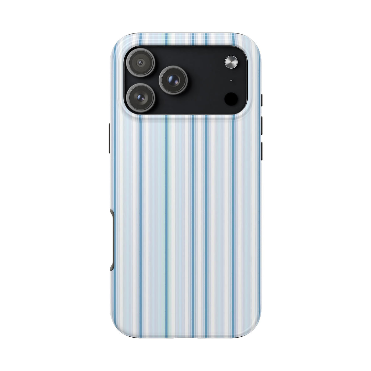 ICE BLUE STRIPES PHONE CASE
