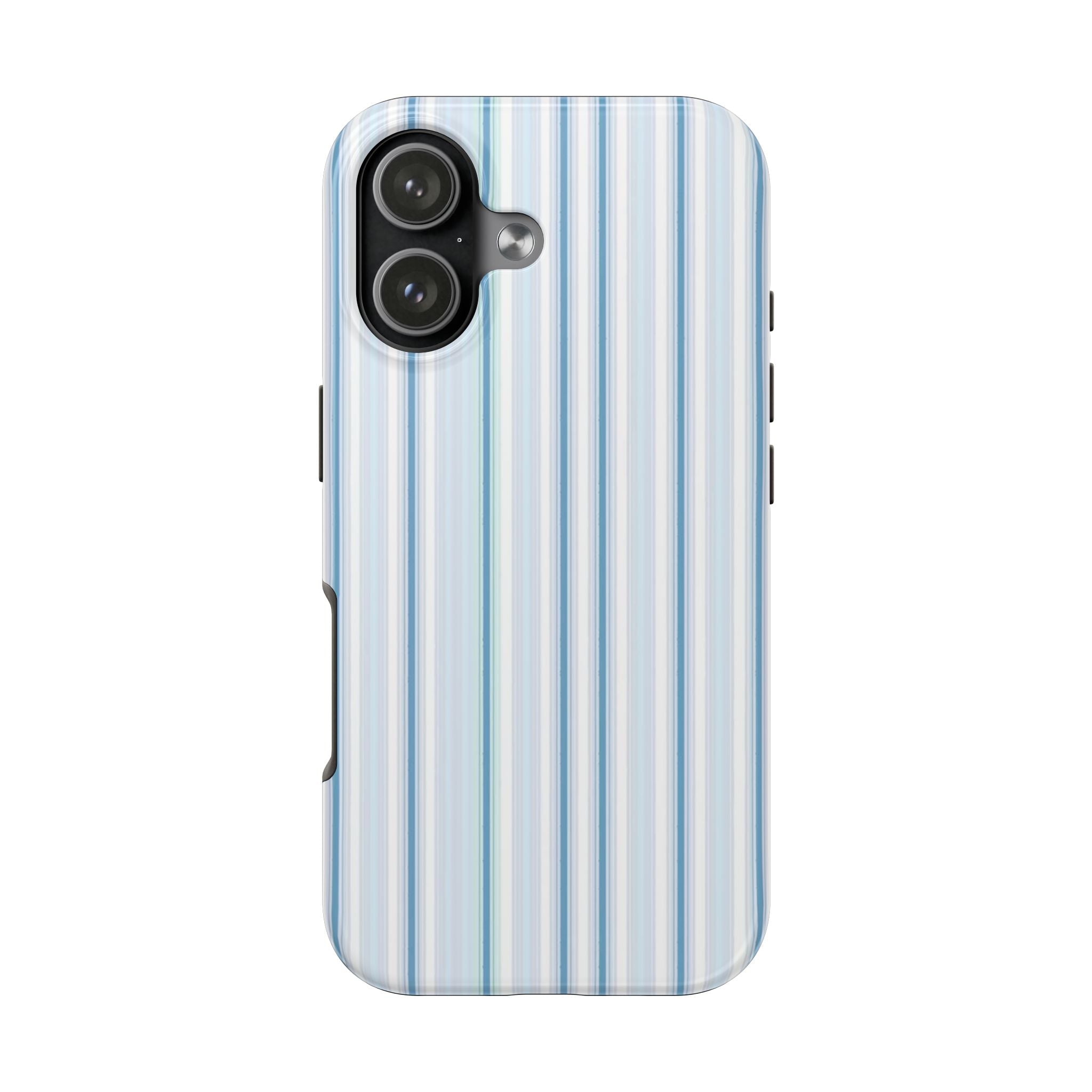 ICE BLUE STRIPES PHONE CASE