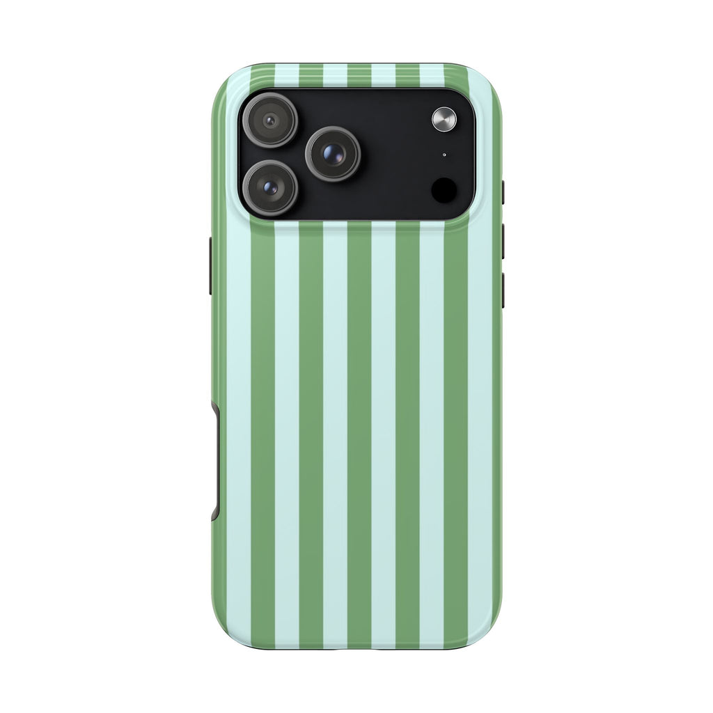 SEAFOAM STRIPES PHONE CASE