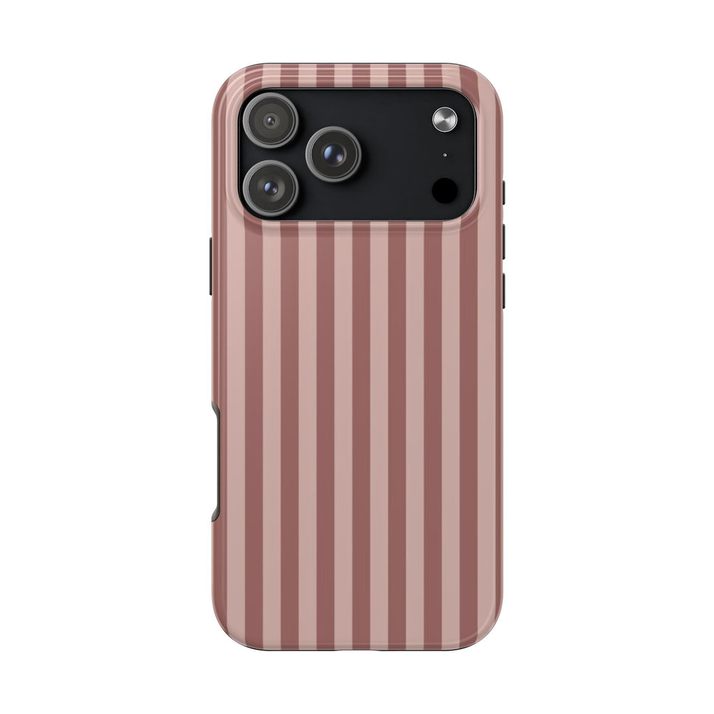 HAZELNUT TOFFEE STRIPES PHONE CASE