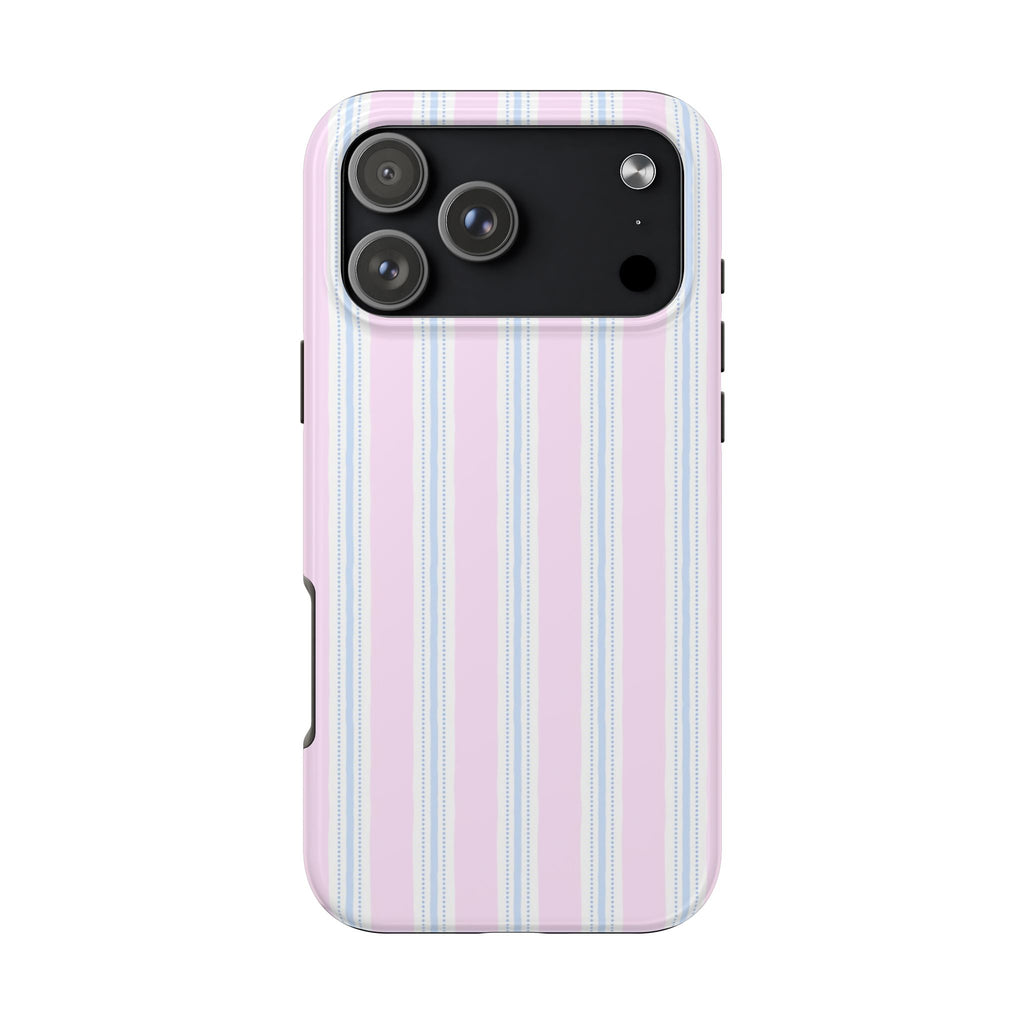 POWDER PUFF STRIPES PHONE CASE