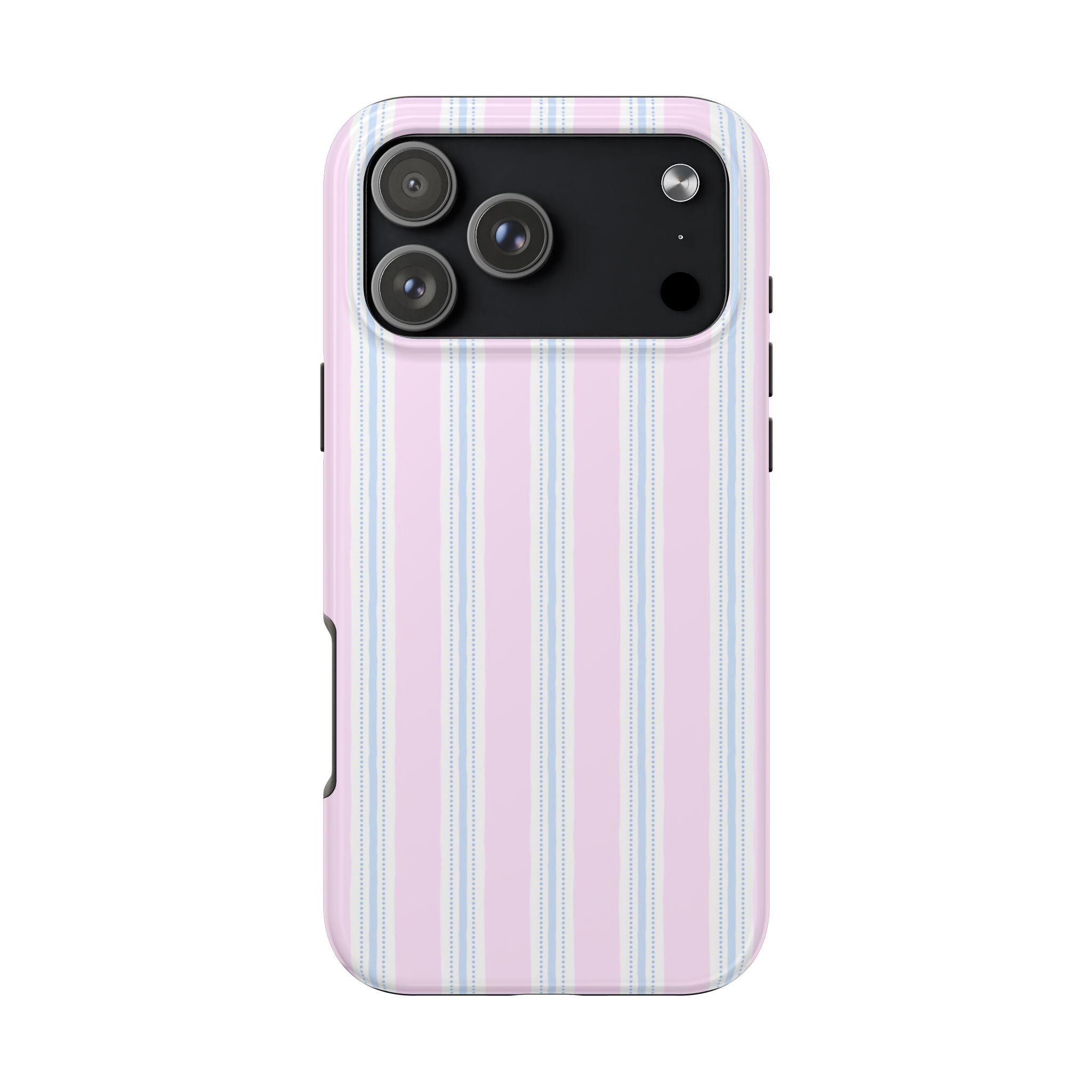 POWDER PUFF STRIPES PHONE CASE