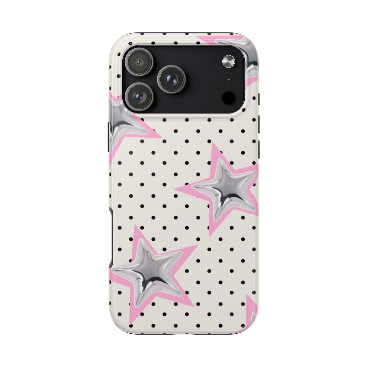 POLKA DOTS STARS PHONE CASE