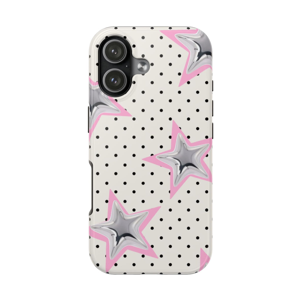 POLKA DOTS STARS PHONE CASE