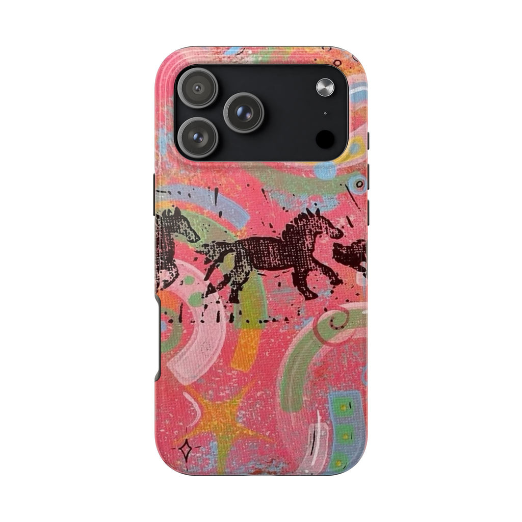KALEIDOSCOPE WESTERN HORSES PHONE CASE
