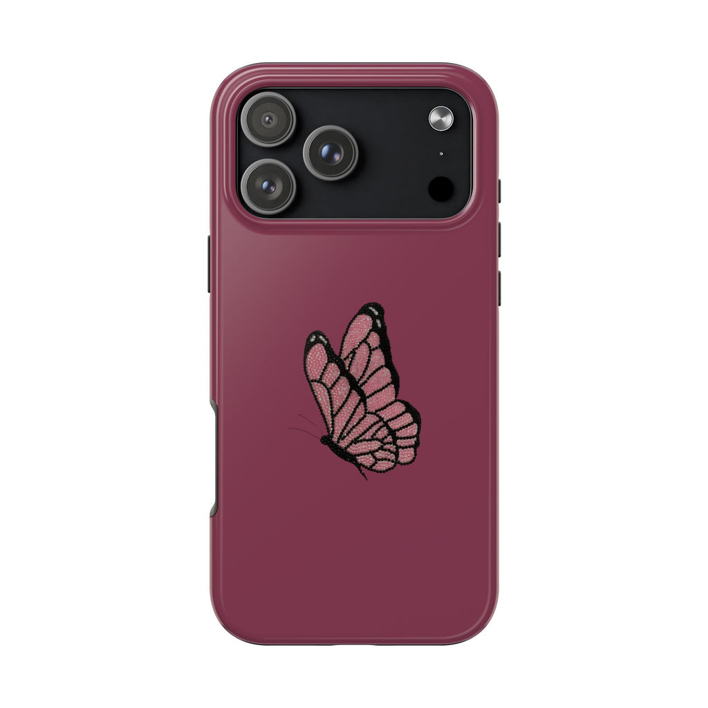 VINTAGE ROSE BUTTERFLY WINGS PHONE CASE