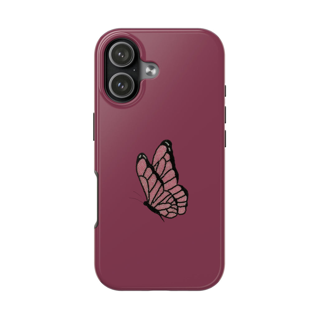 VINTAGE ROSE BUTTERFLY WINGS PHONE CASE