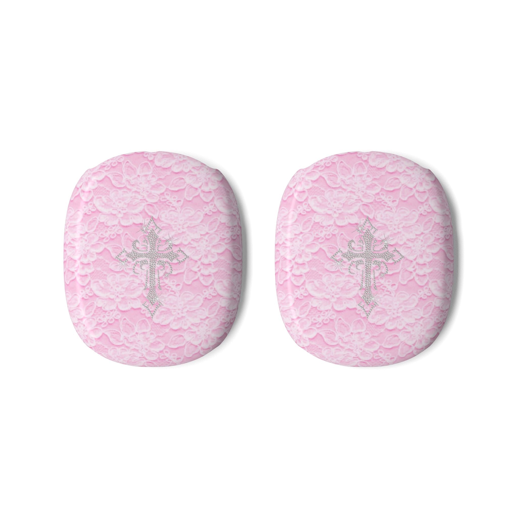 PINK LACE CROSS AIRPODS MAX CASE COVERS