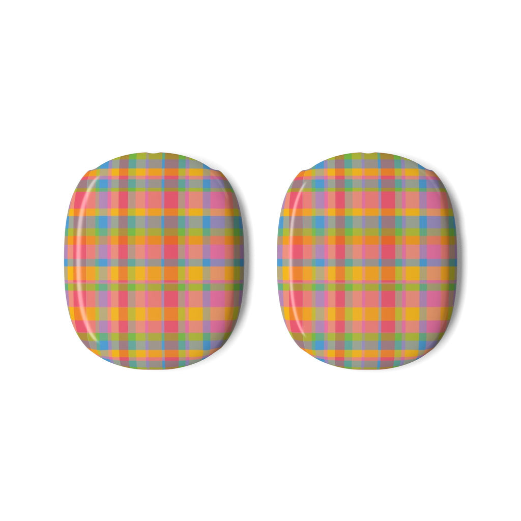 ORANGE SUNSET PLAID AIRPODS MAX CASE COVERS