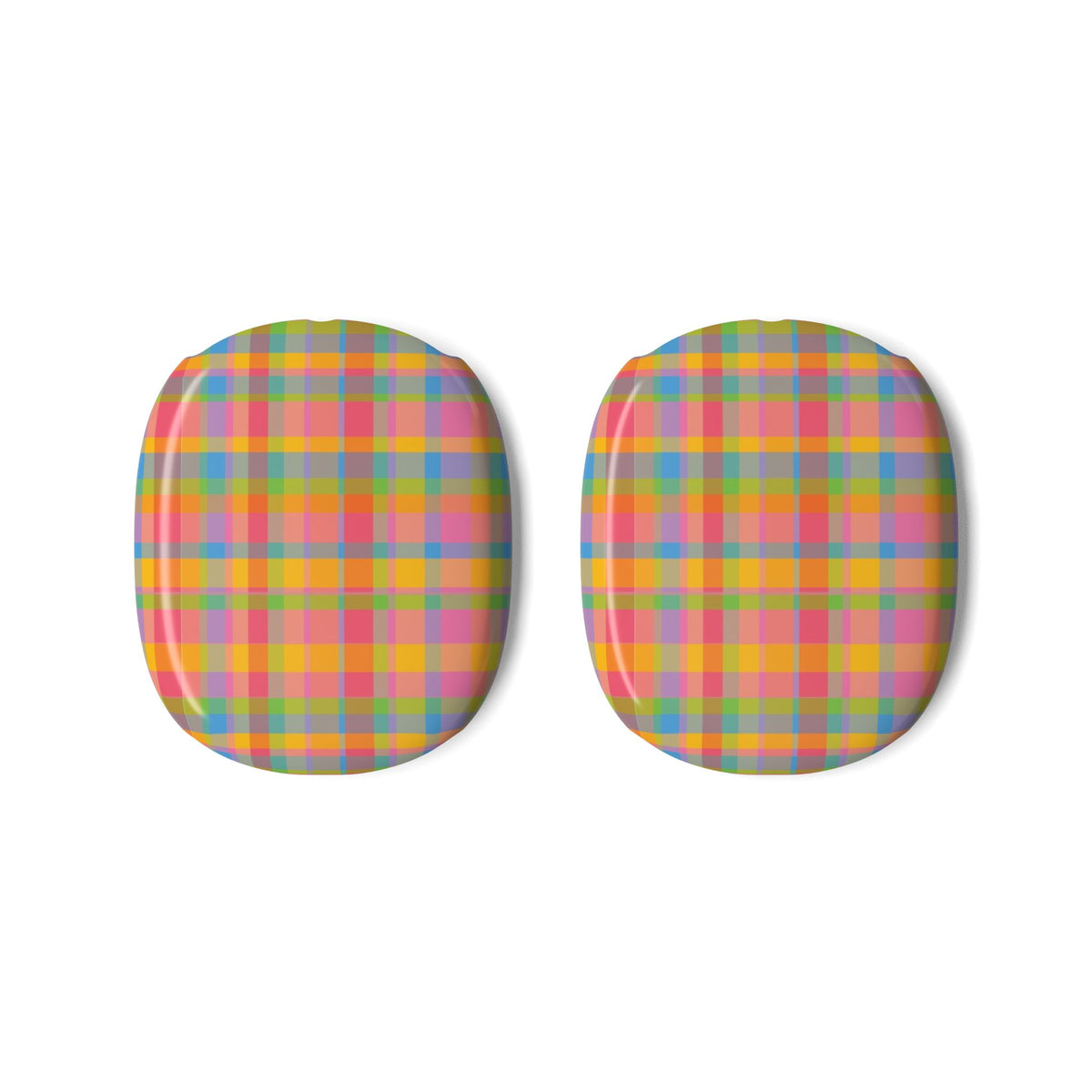 ORANGE SUNSET PLAID AIRPODS MAX CASE COVERS