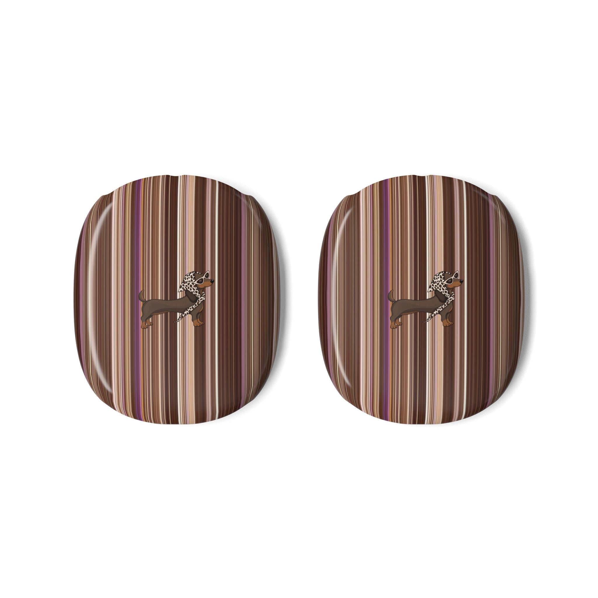 FALL STRIPES DACHSHUND AIRPODS MAX CASE COVERS