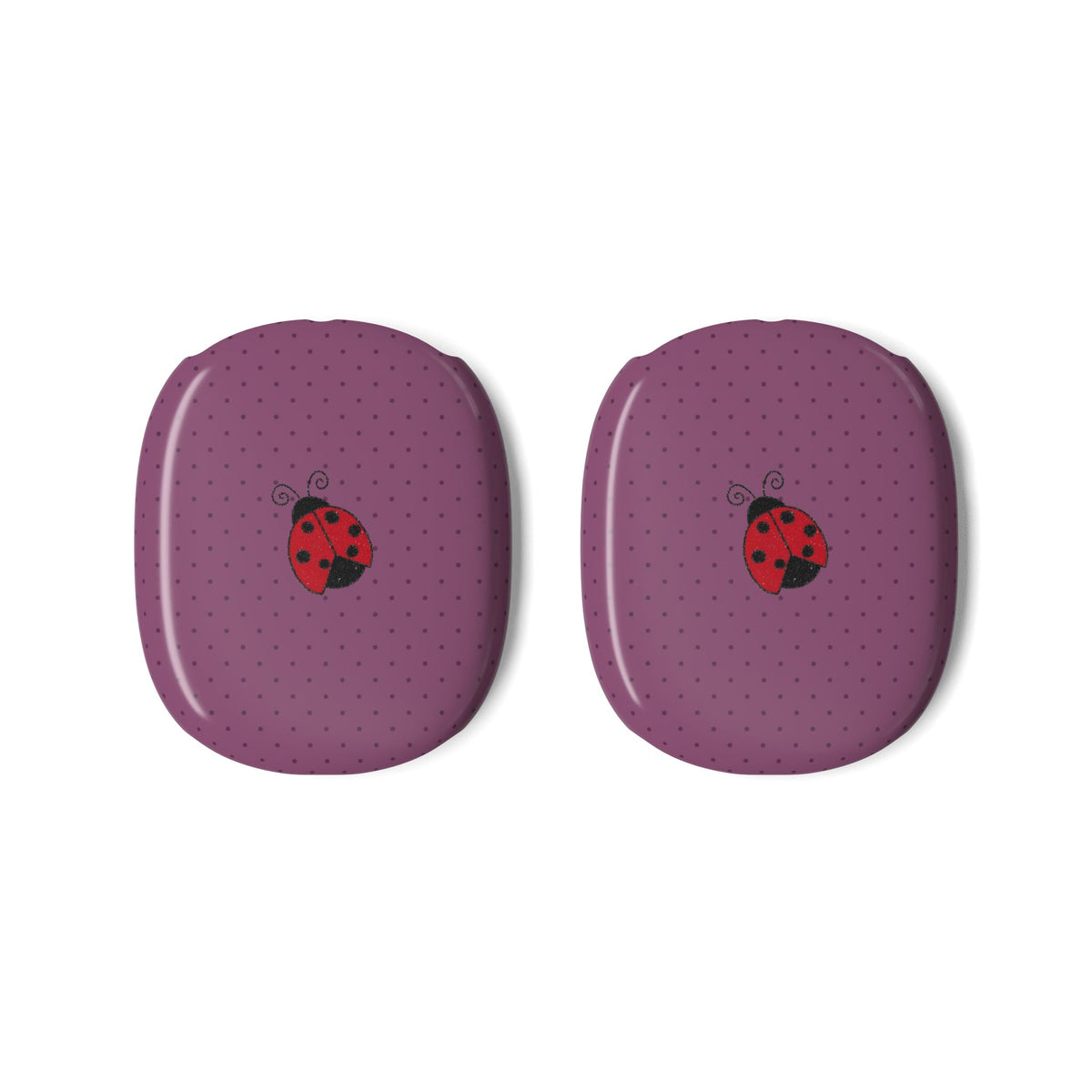 MAUVETTE LADYBUG POLKA DOTS AIRPODS MAX CASE COVERS